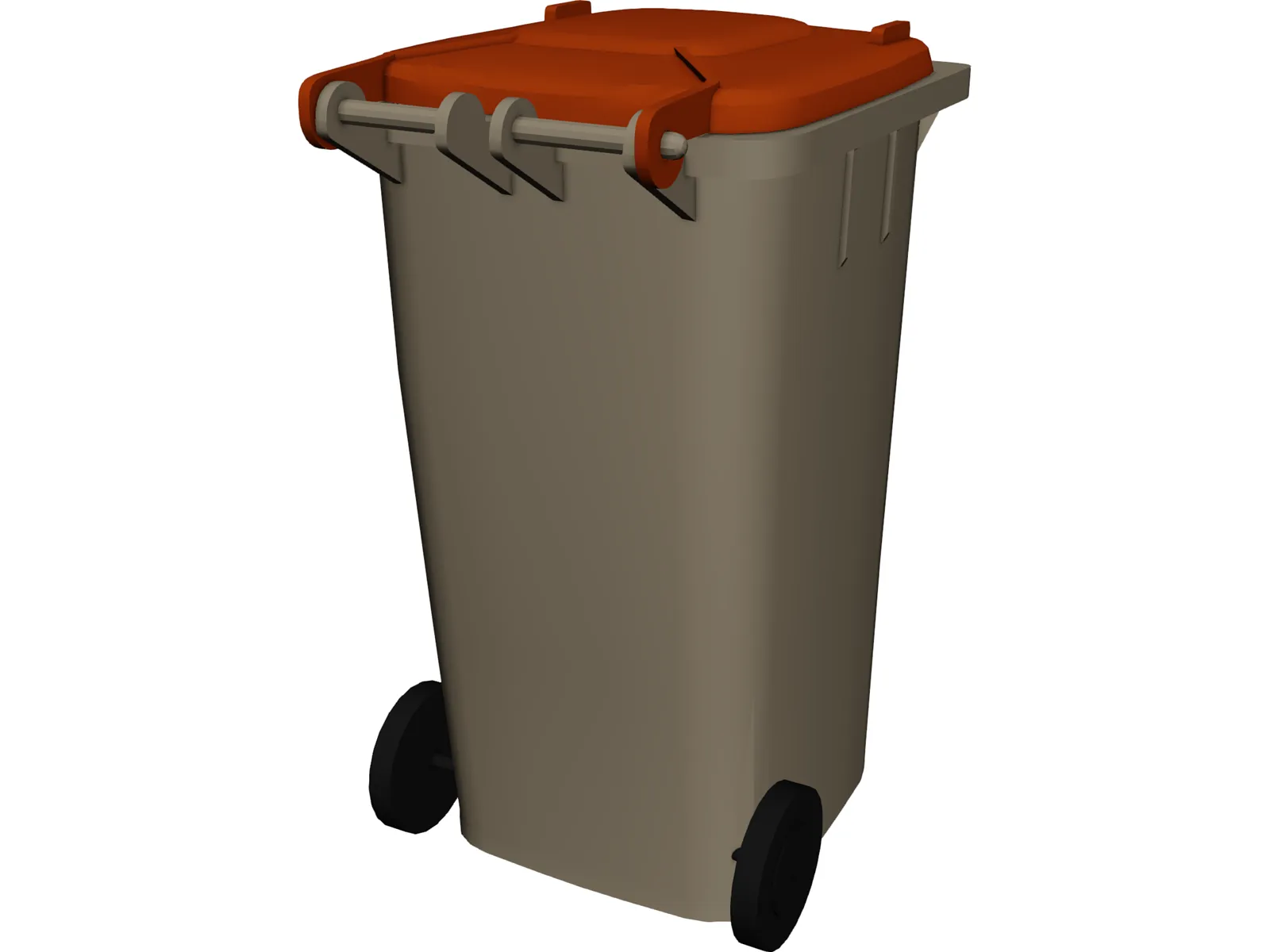 Garbage Can 3D Model