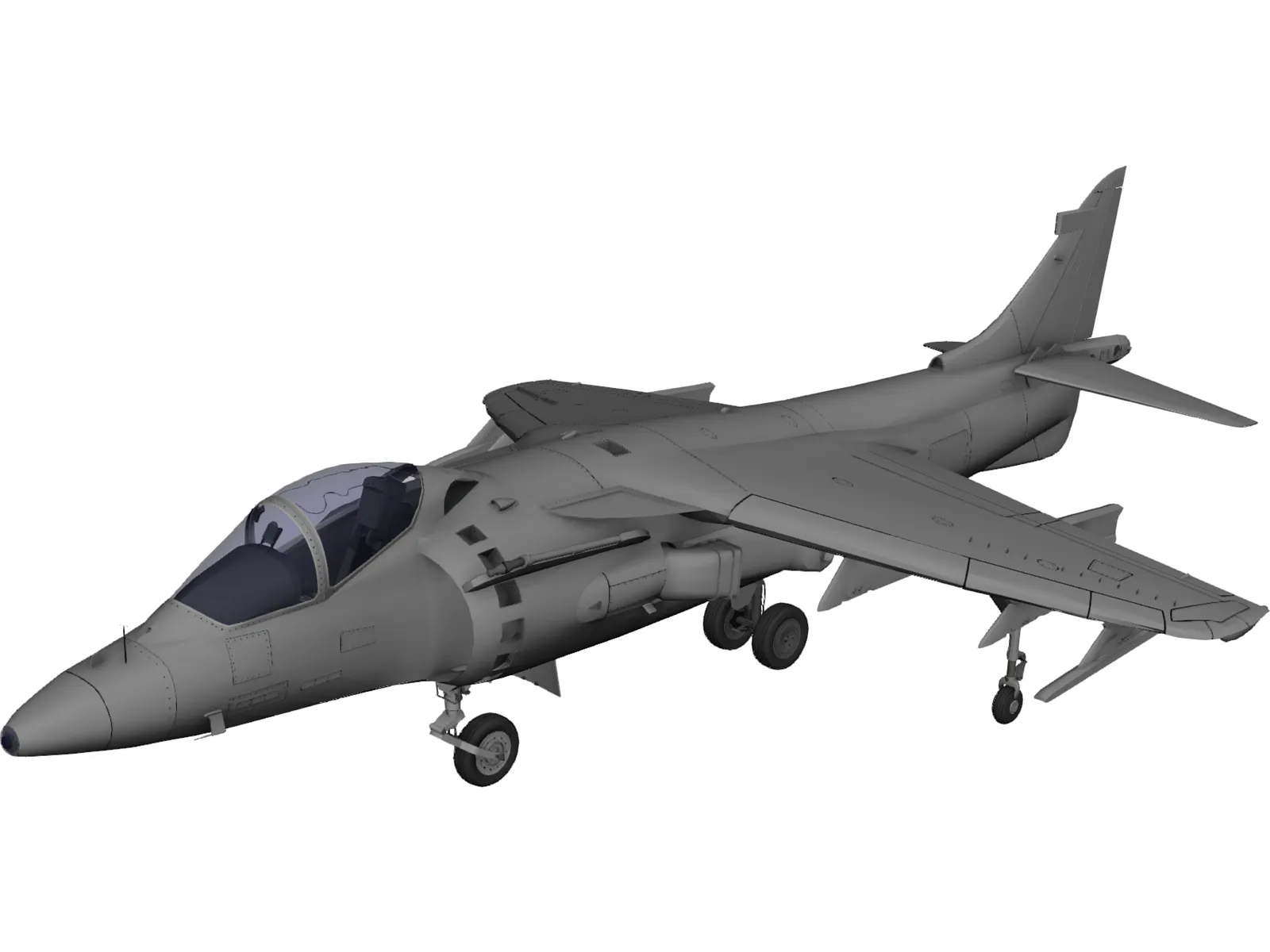 AV-8B Harrier II 3D Model