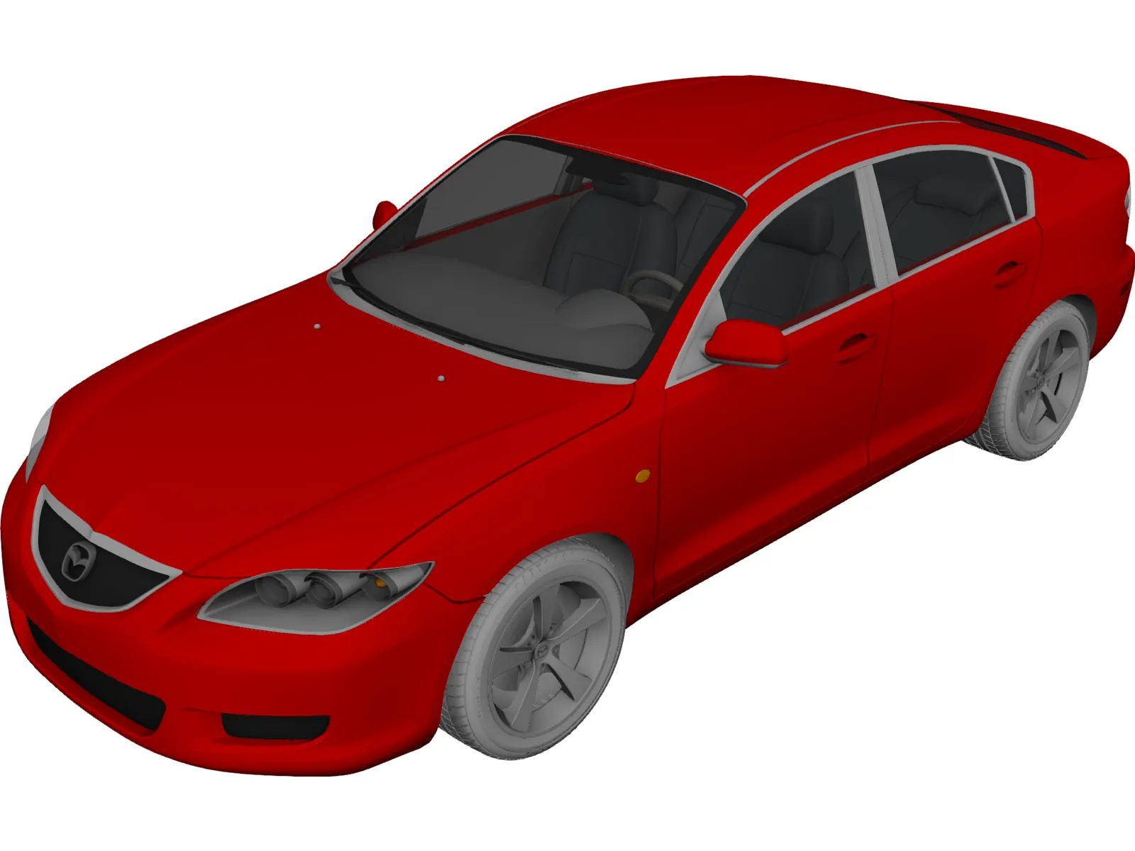 Mazda 3 Sedan (2004) 3D Model