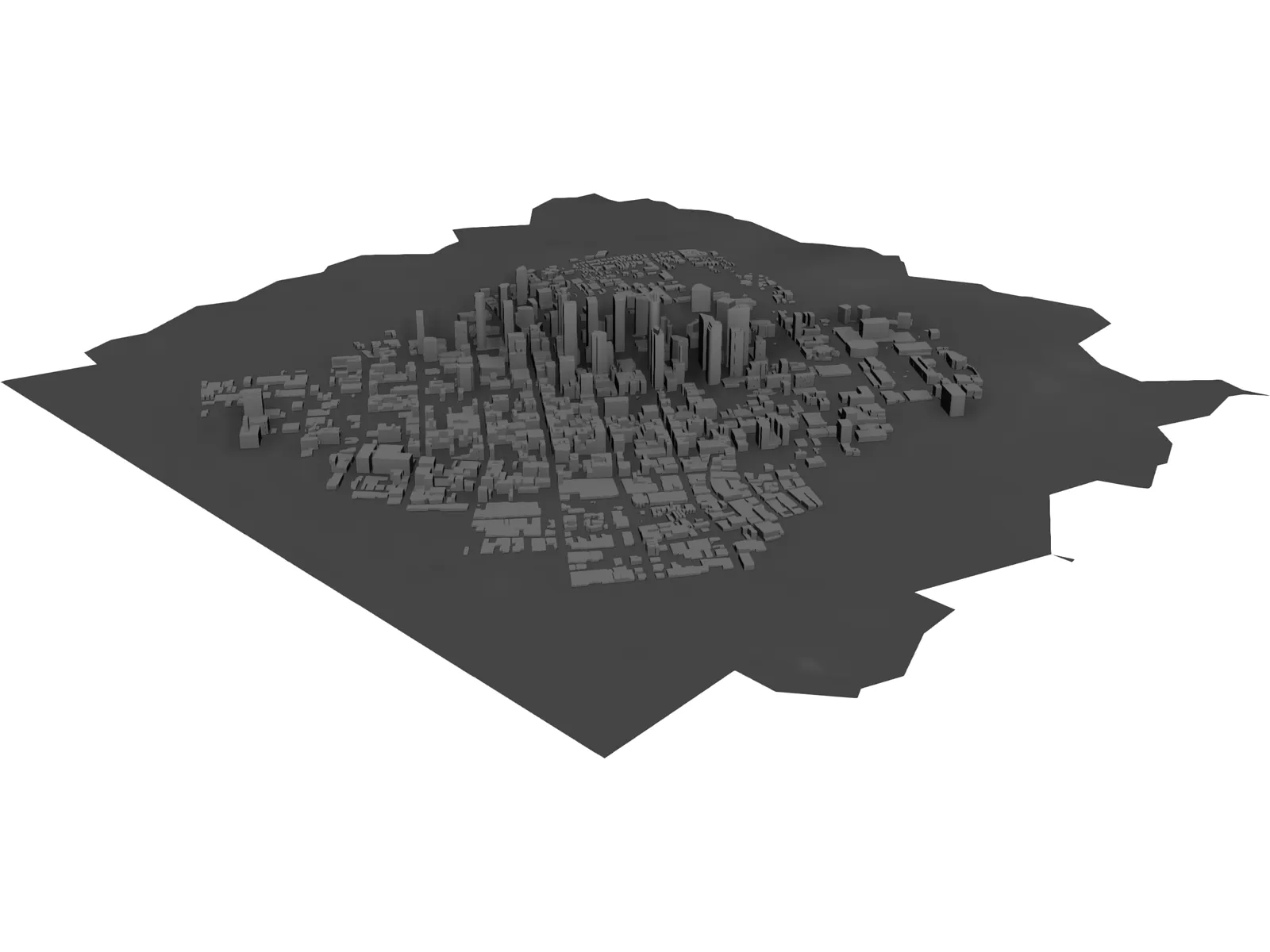 City Los Angeles (California) 3D Model