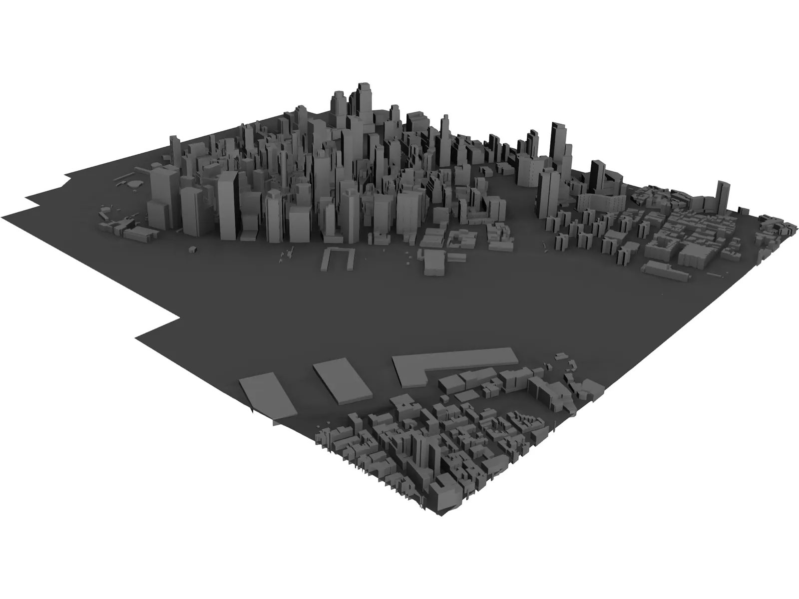 City Part Lower Manhattan (New York) 3D Model