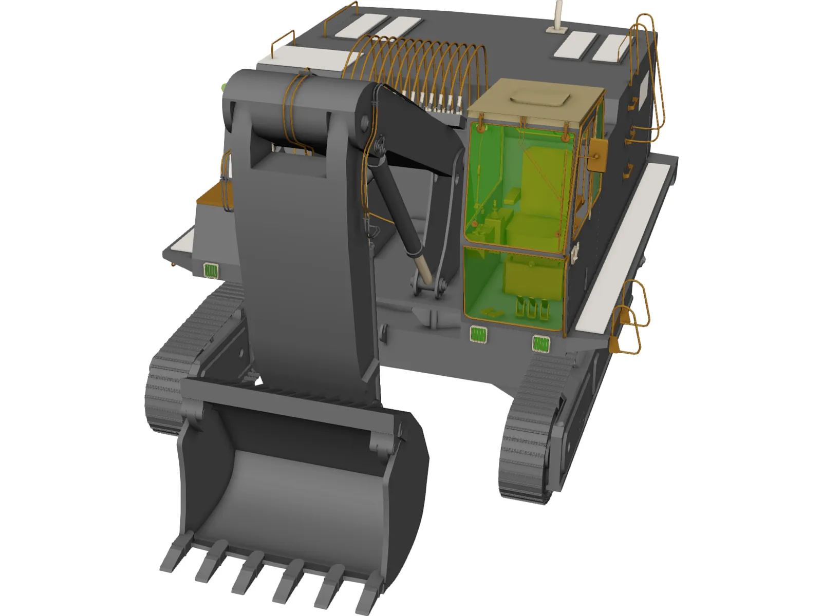 Liebherr R-96 3D Model