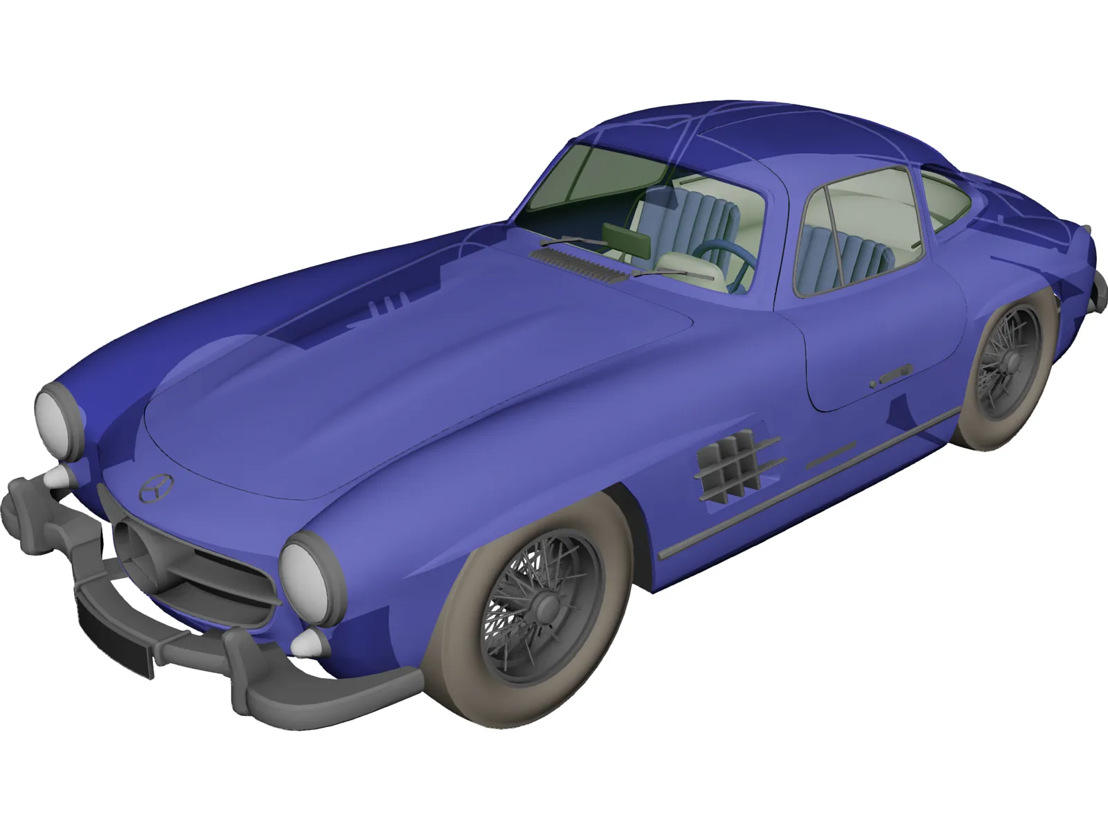 Mercedes-Benz 300 SL Coupe 3D Model