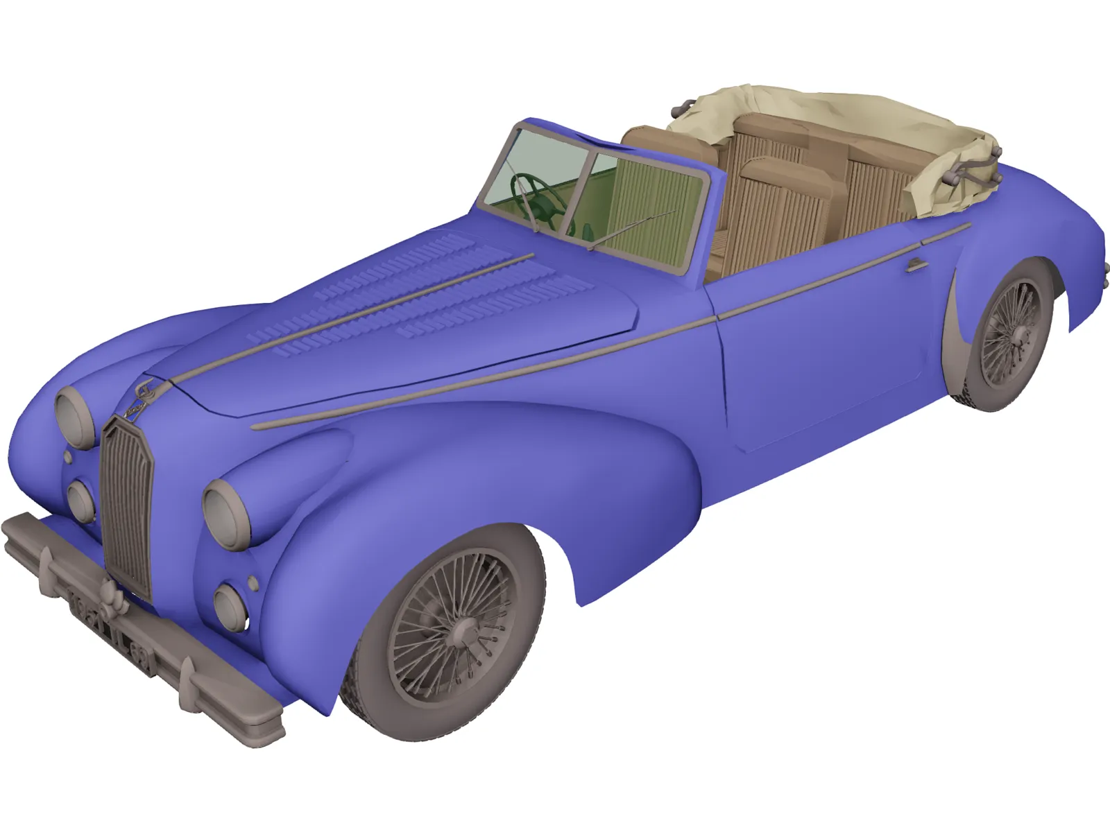 Talbot Lago (1959) 3D Model