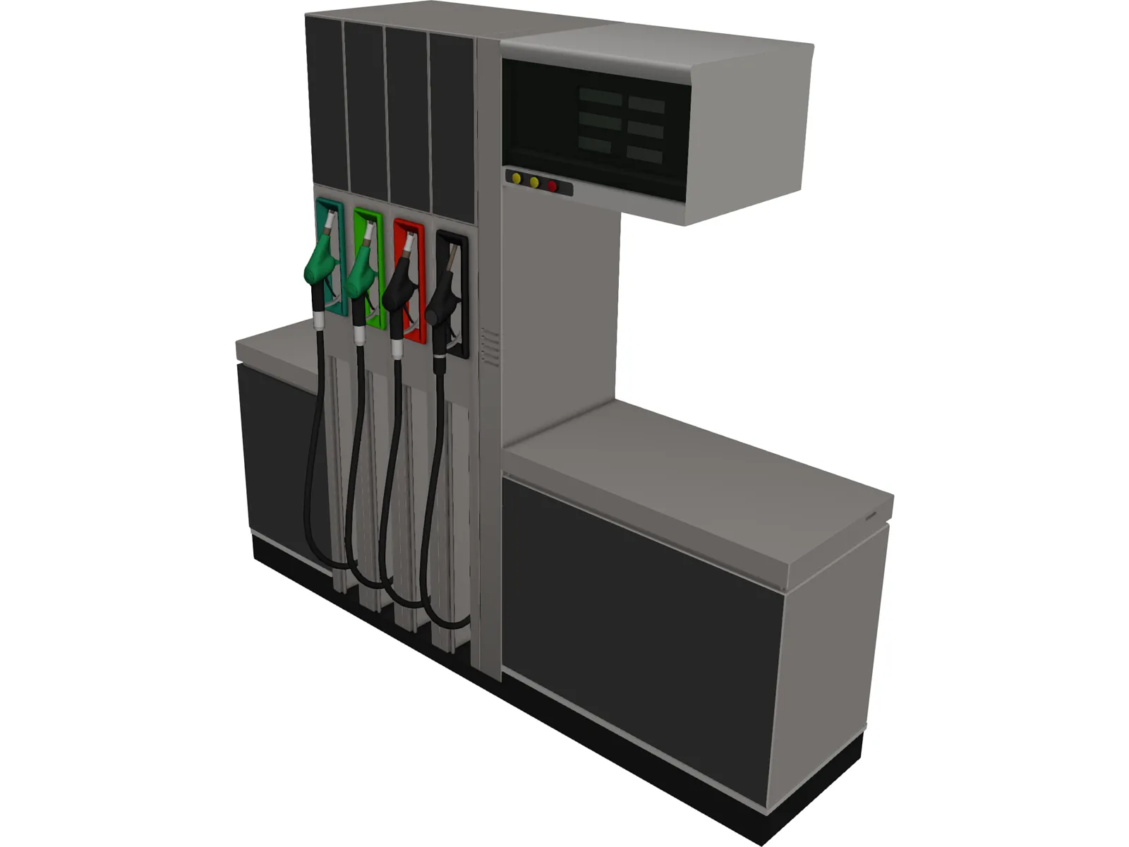 Petrol Pump 3D Model