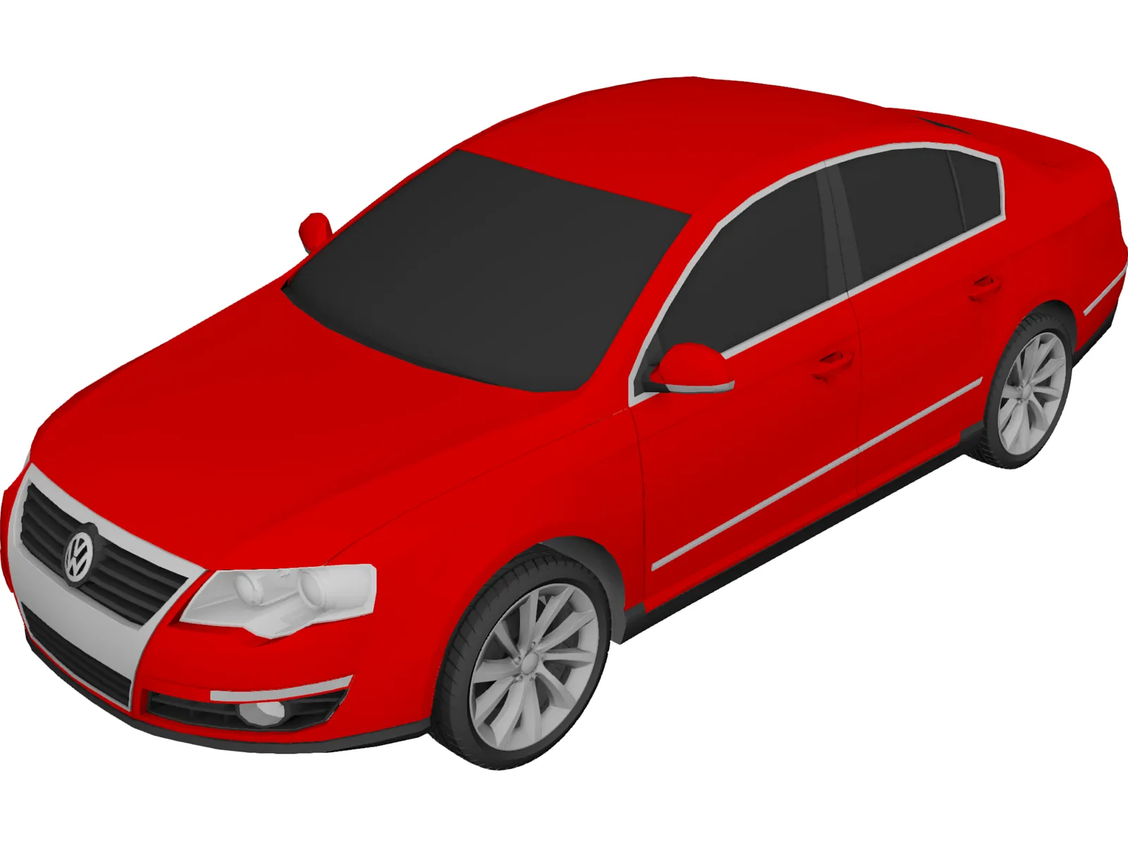 Volkswagen Passat B6 2005 3D Model $149 - .3ds .c4d .fbx .lwo .obj .max -  Free3D