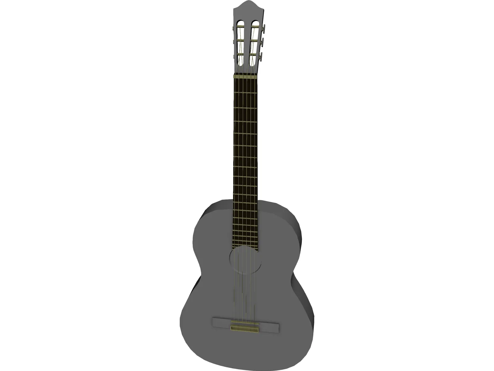 Guitar Spanish 3D Model