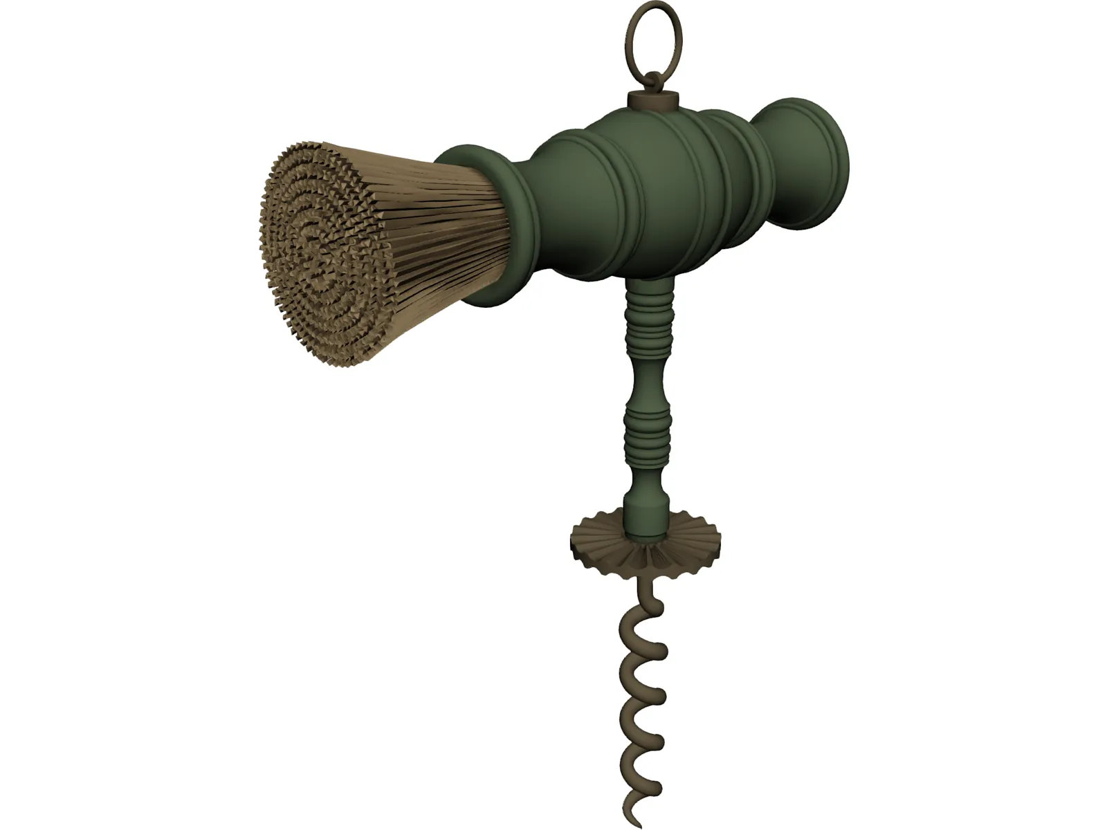 Victorian Corkscrew 3D Model