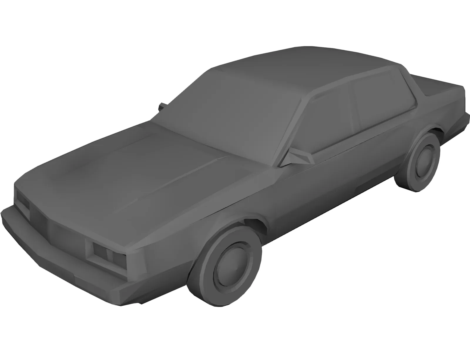 Oldsmobile Cutlass Ciera (1983) 3D Model