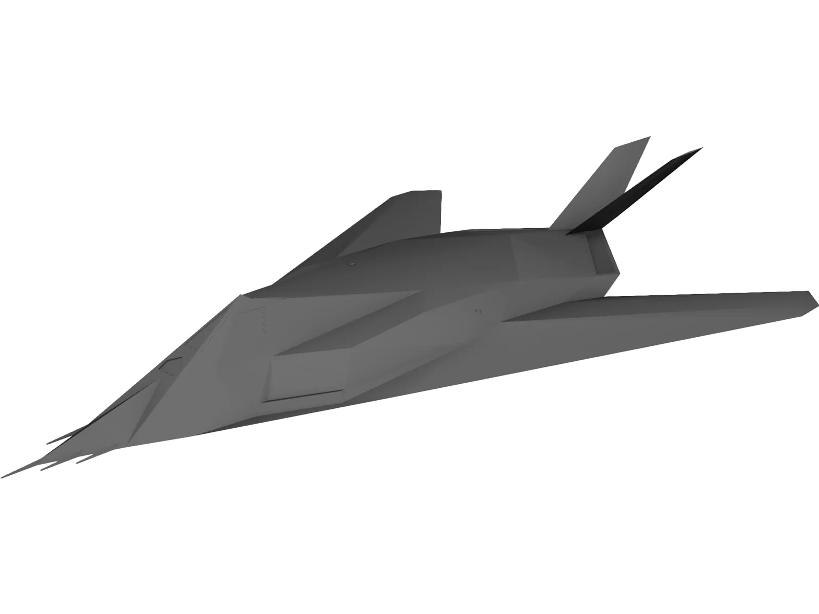 F-117 3D Model