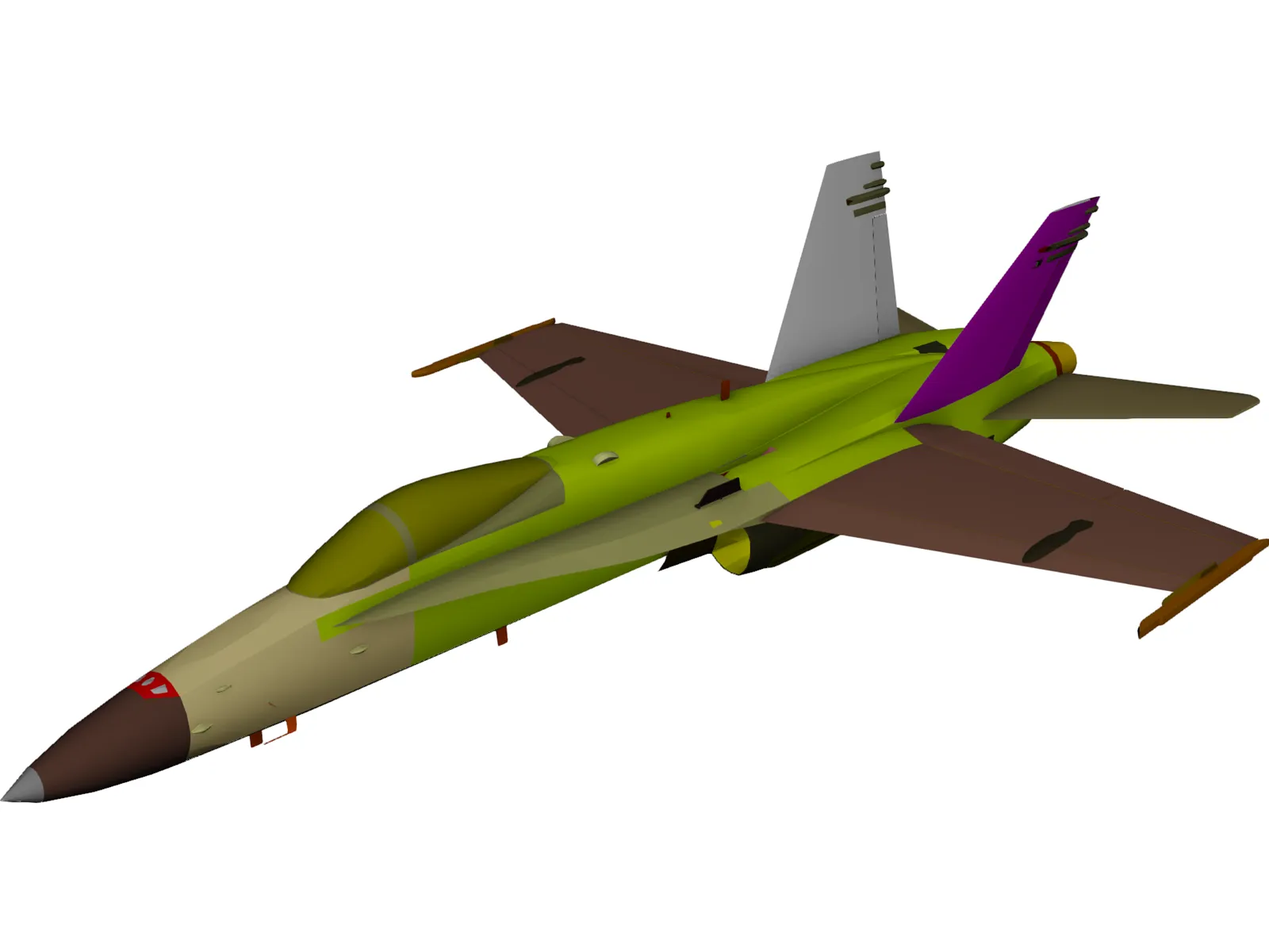 F-18C 3D Model