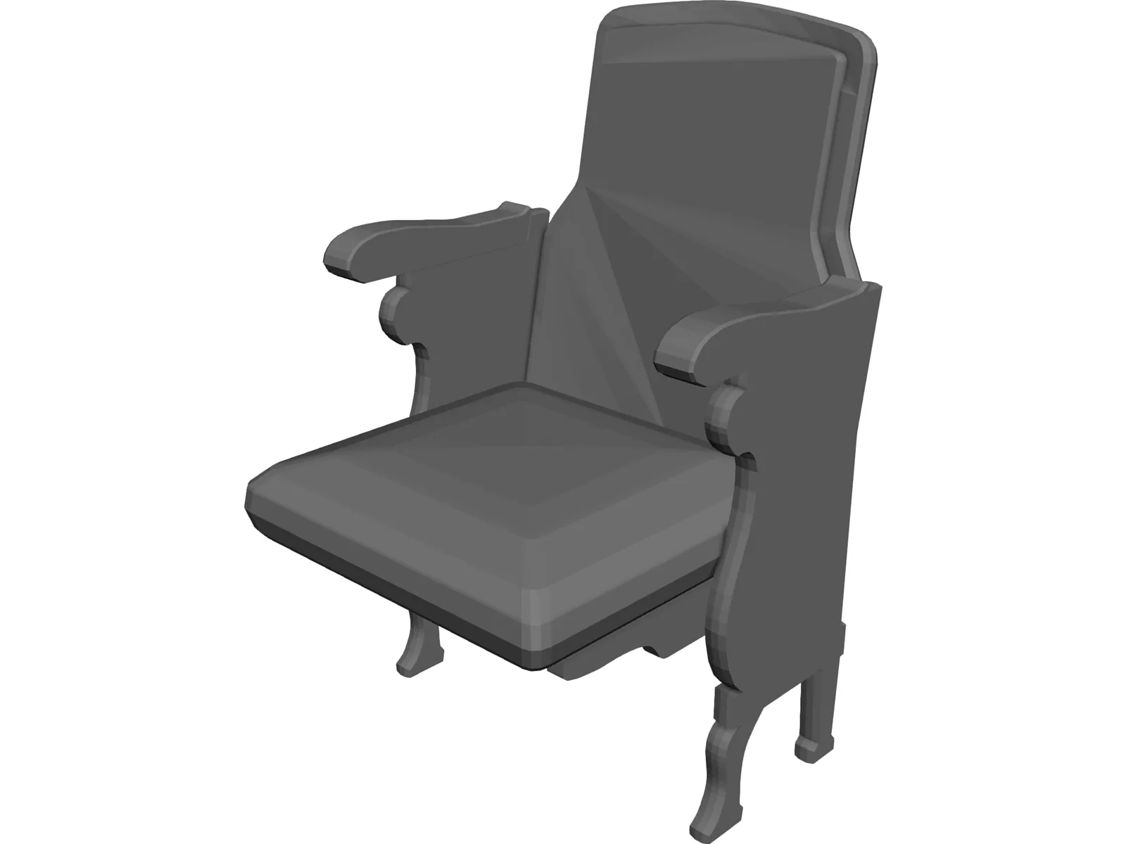 Theater Seats 3D Model