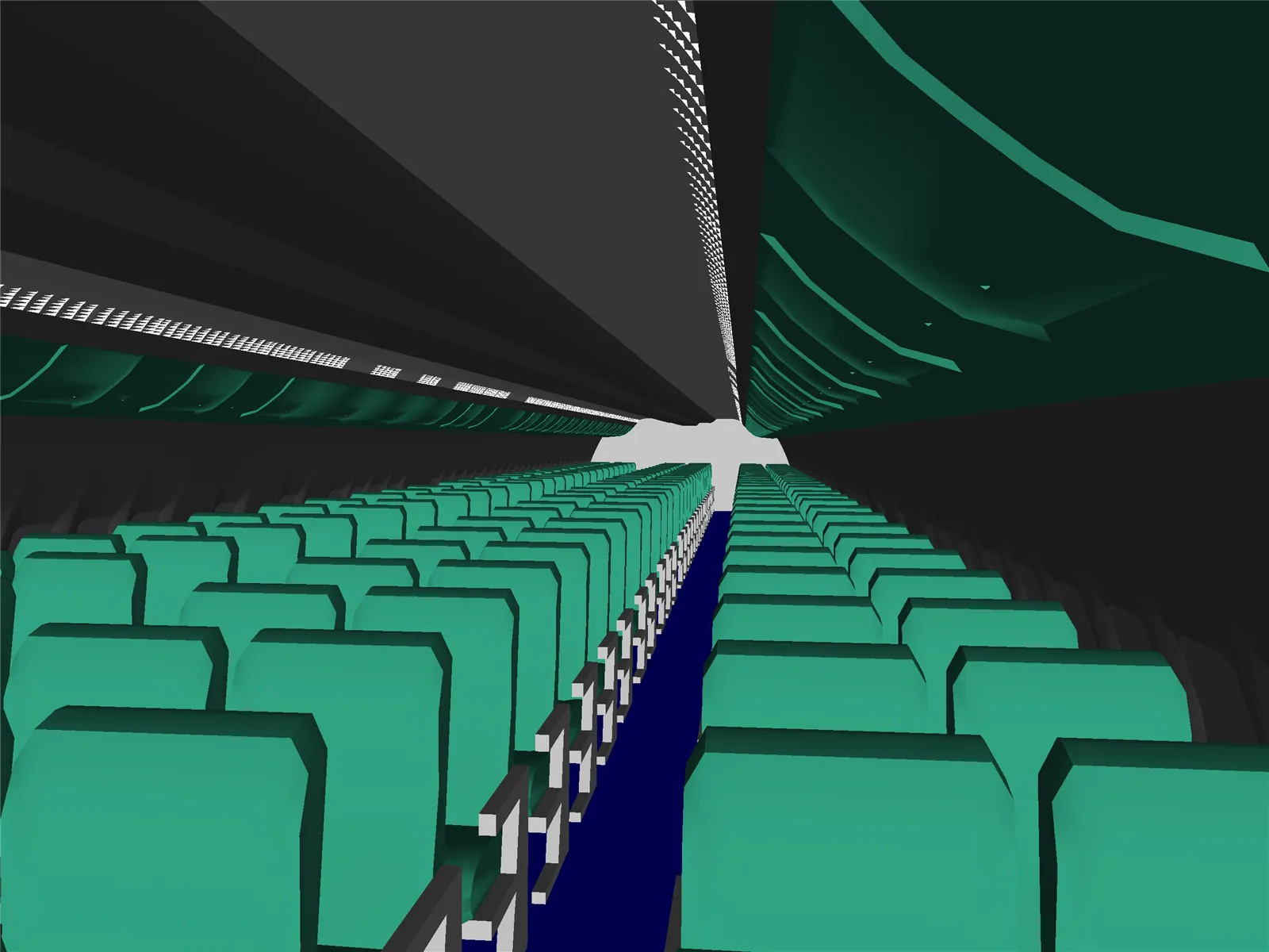 Airbus A300 Interior 3D Model