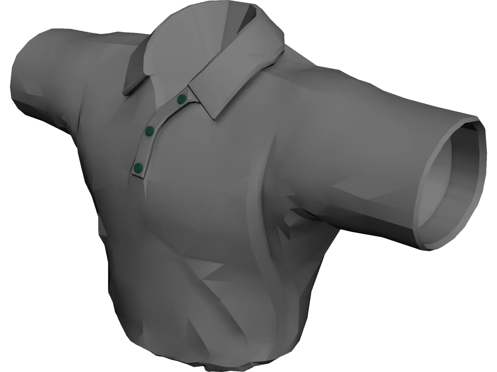 Golf Shirt 3D Model