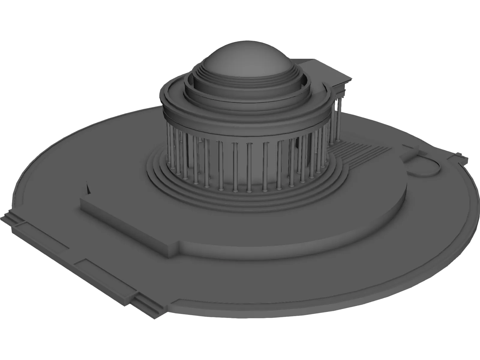 Jefferson Memorial 3D Model