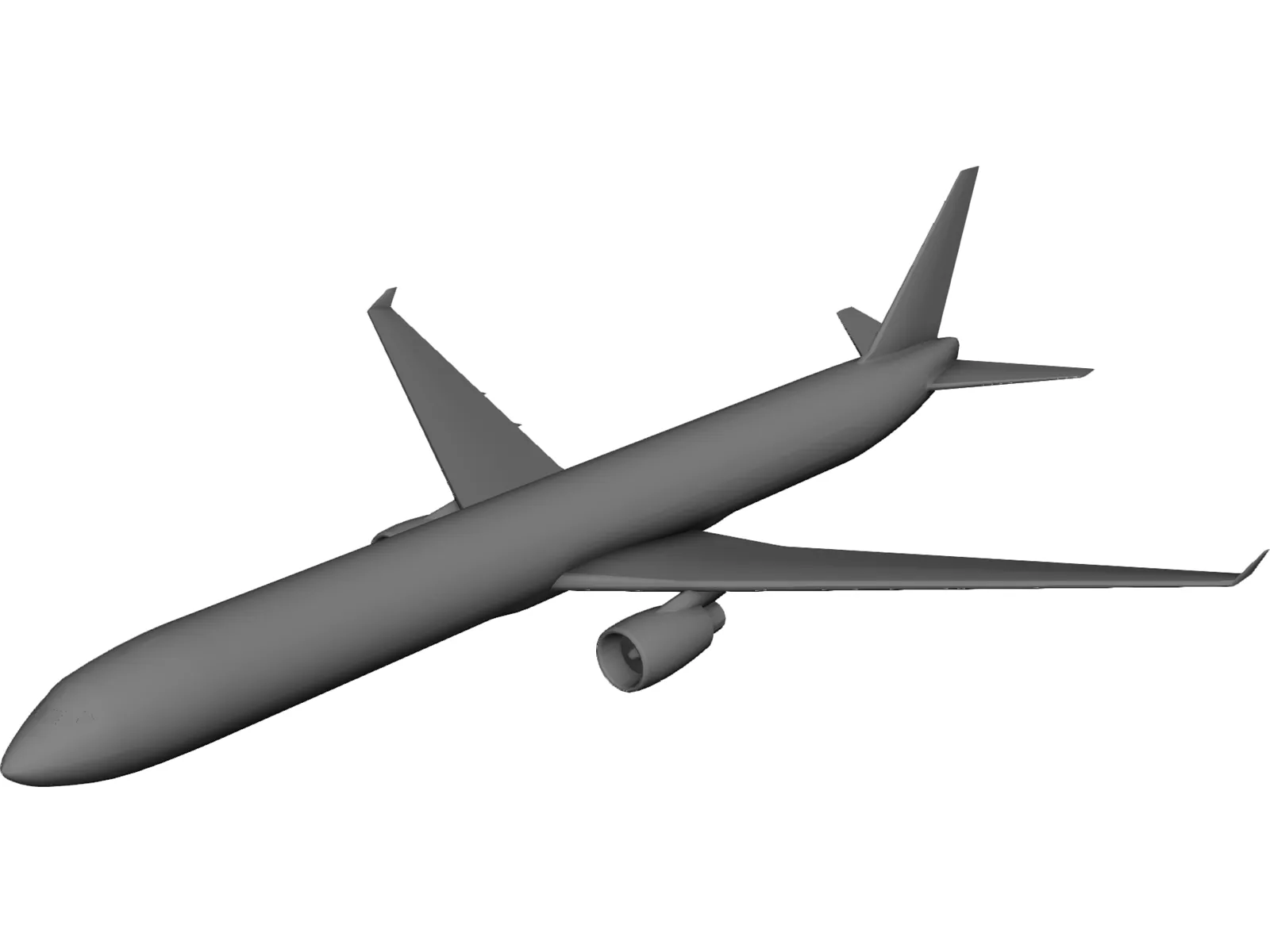 Boeing 767-400 3D Model