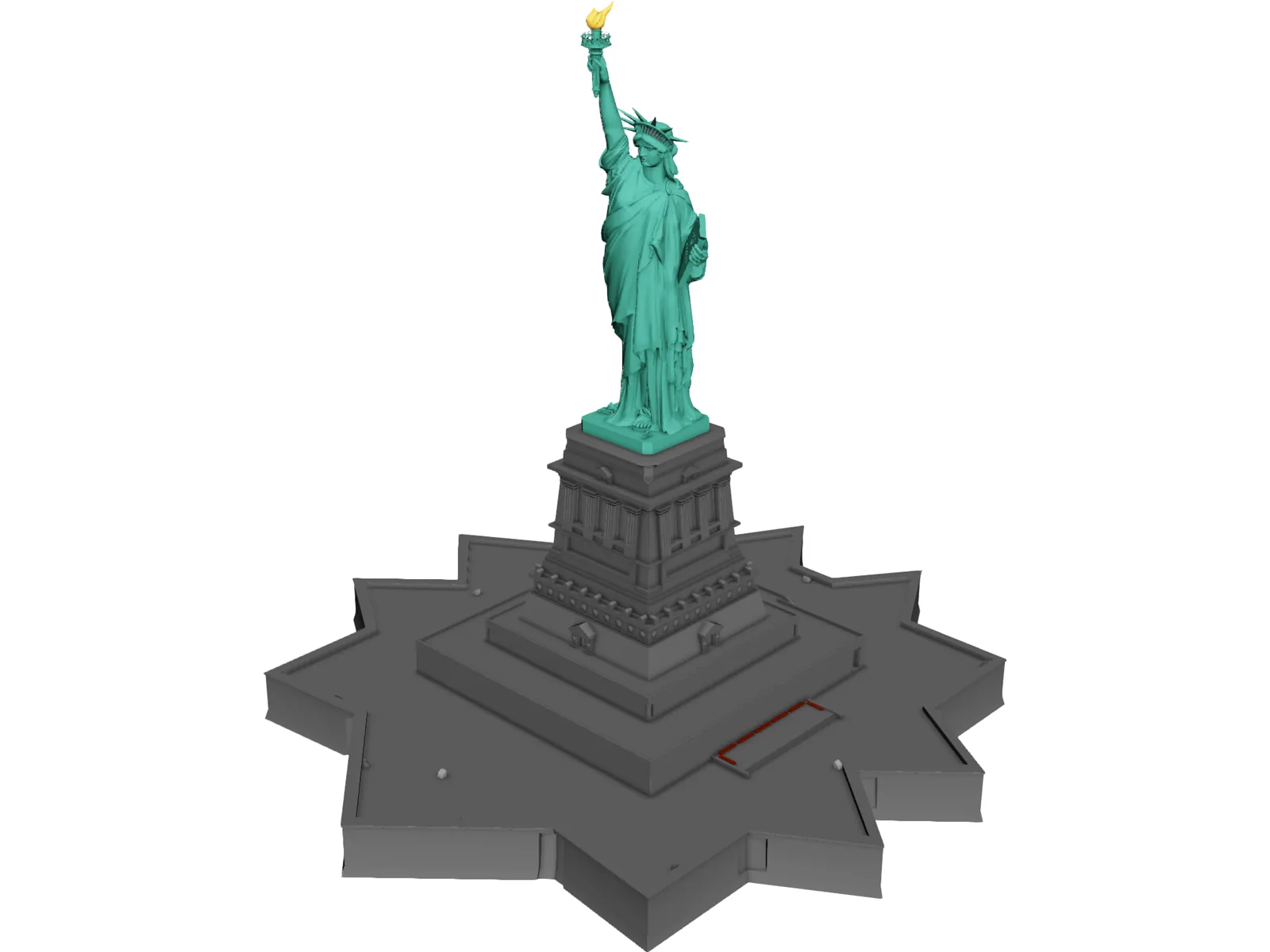 Statue Of Liberty 3D Model