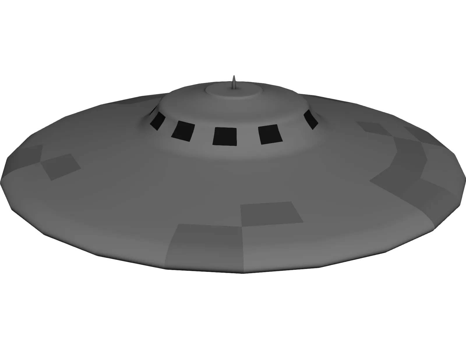 Flying Saucer 3D Model