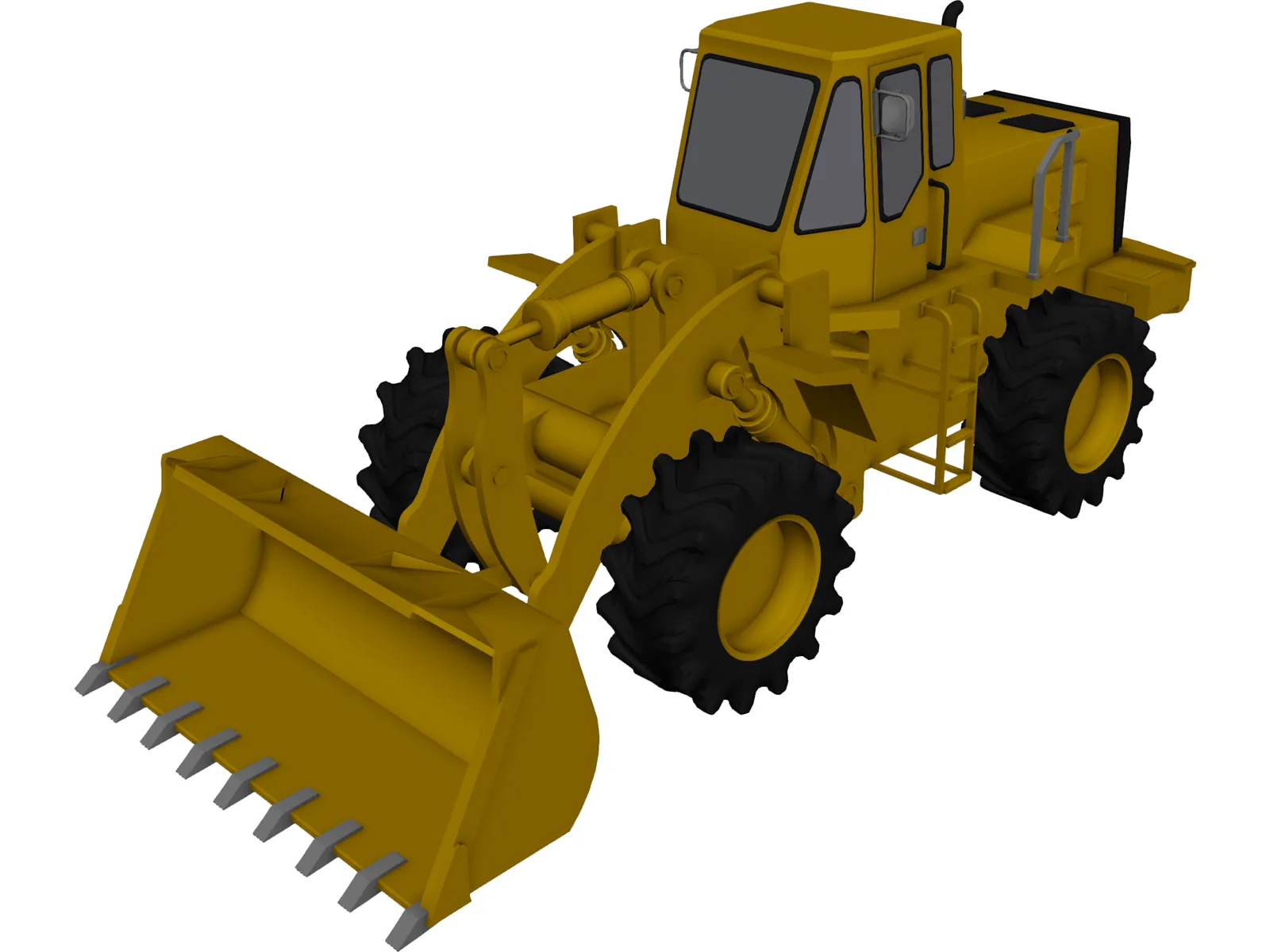 Tractor Front Loader 3D Model