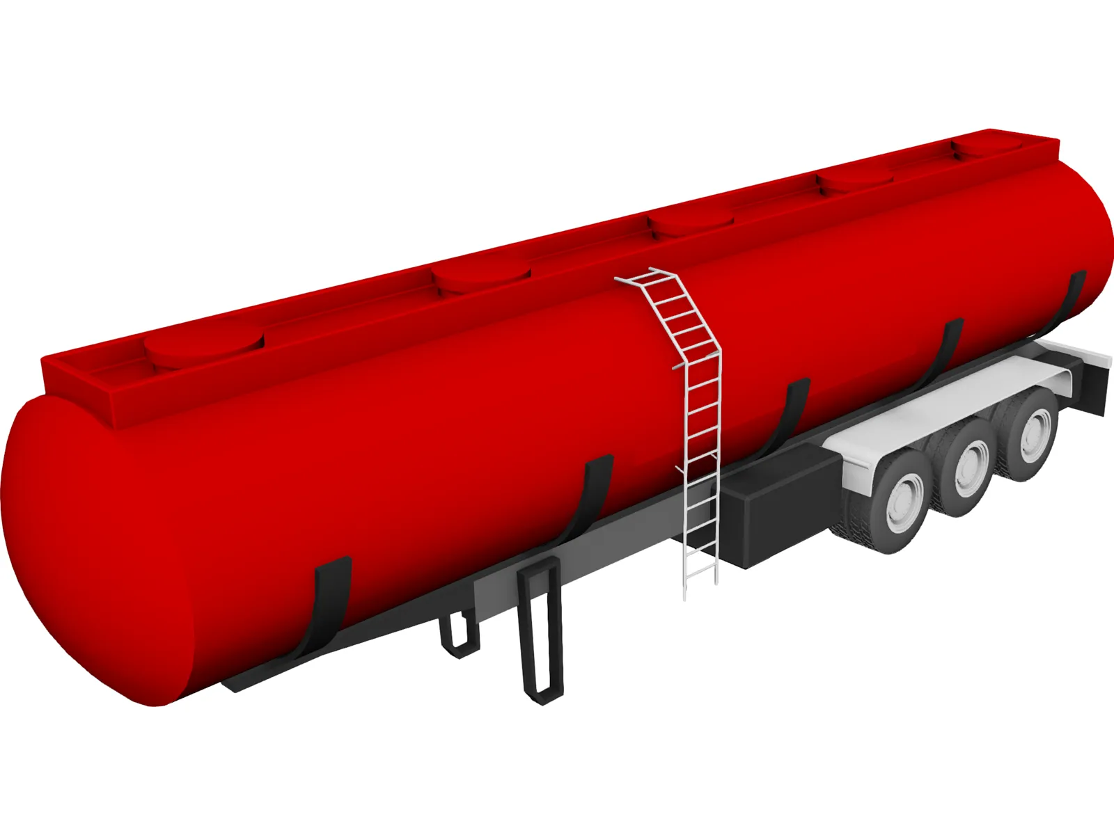 Tank Trailer 3D Model