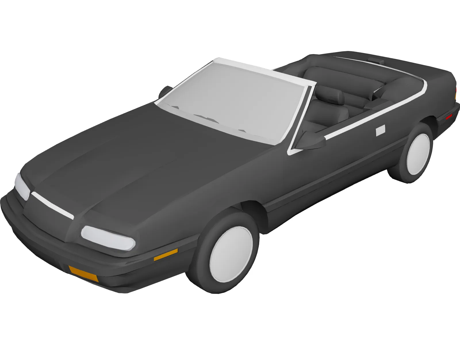 Chrysler Lebaron Convertible (1993) 3D Model