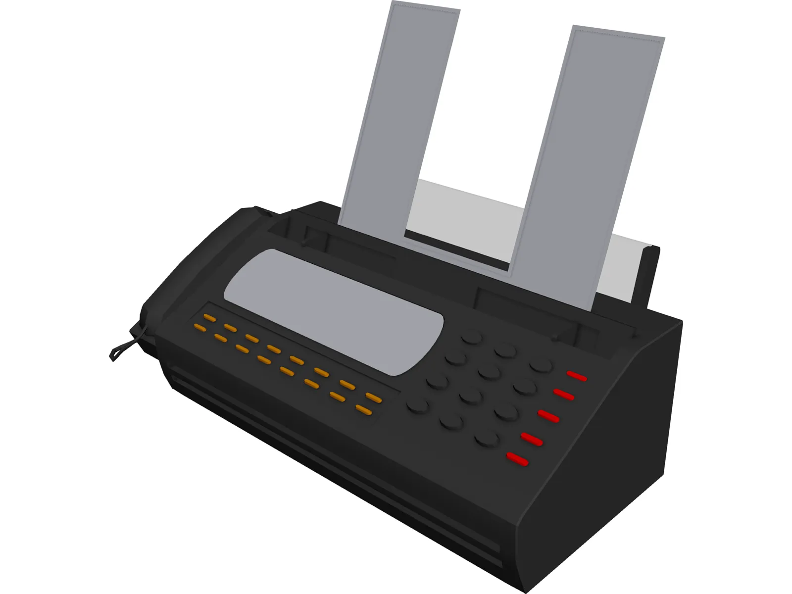 Fax Machine 3D Model