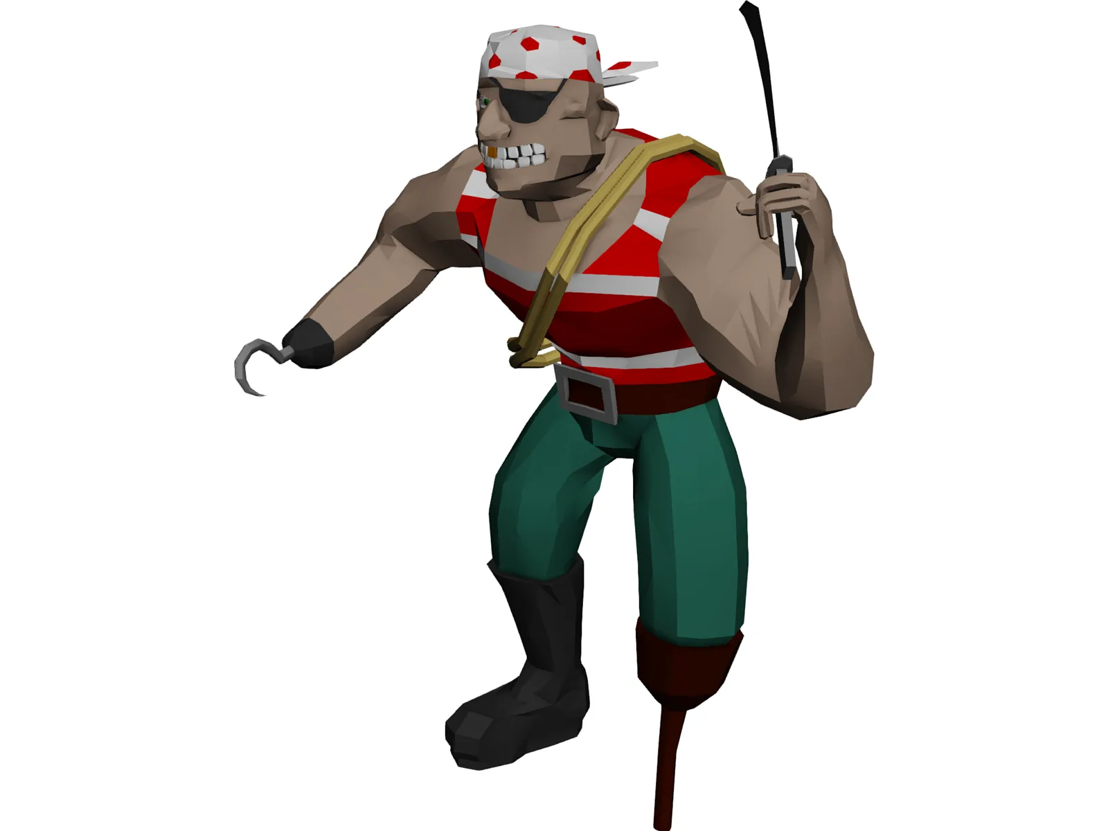 Pirate 3D Model