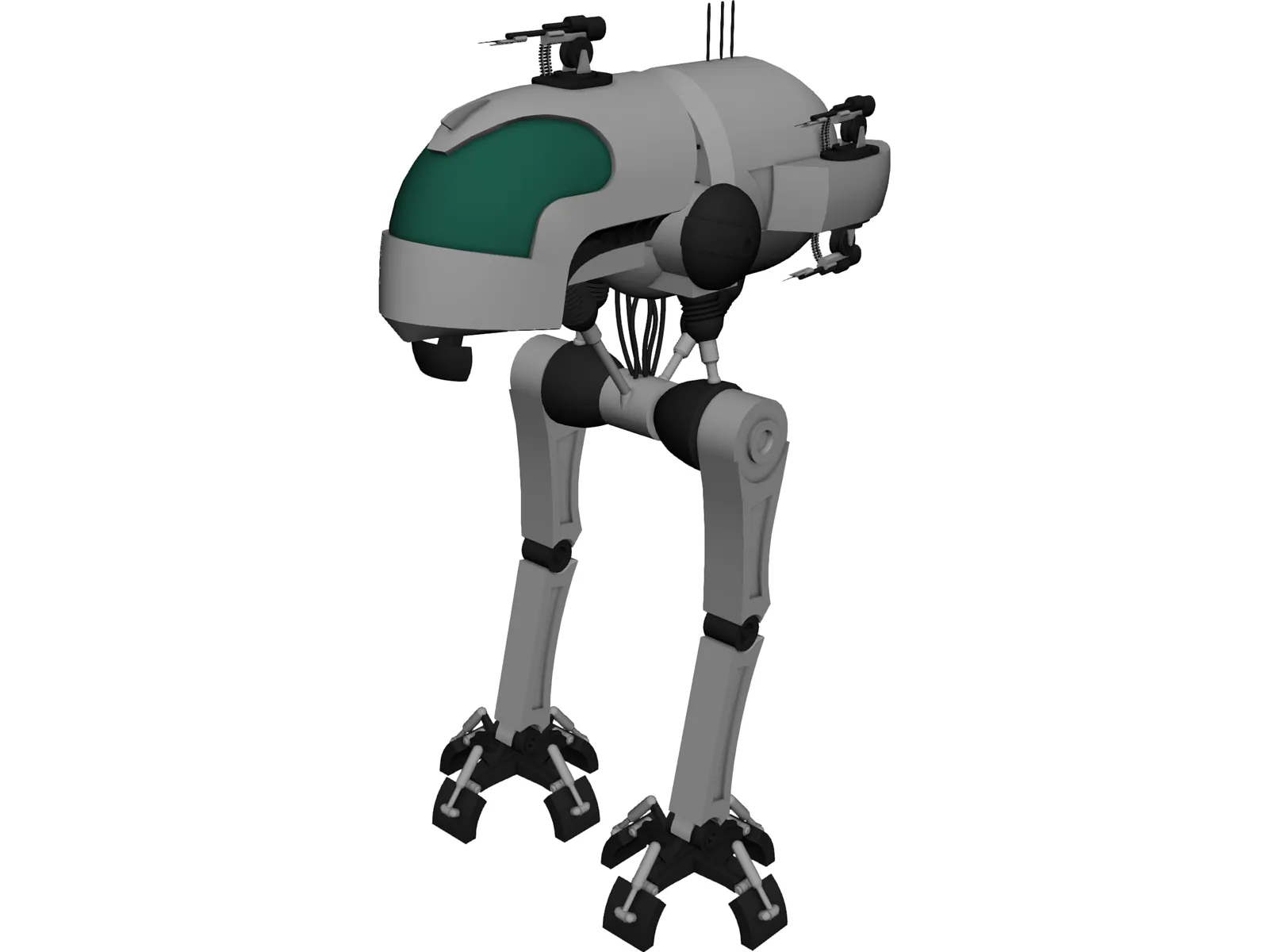 Robot Walker 3D Model