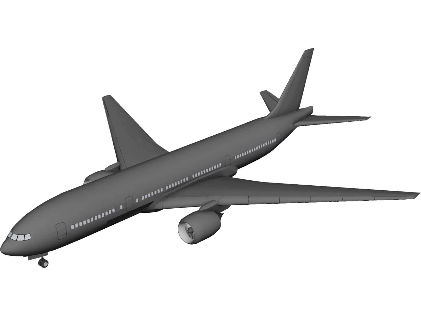 Boeing 777 3D Model