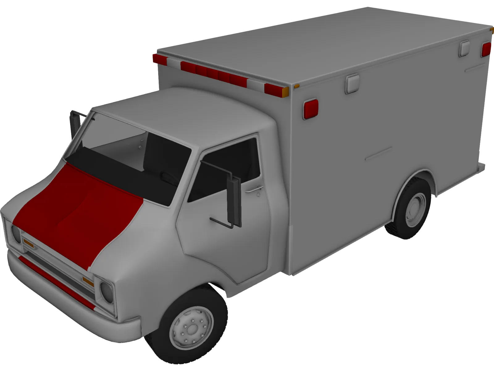 Ambulance Classic 3D Model