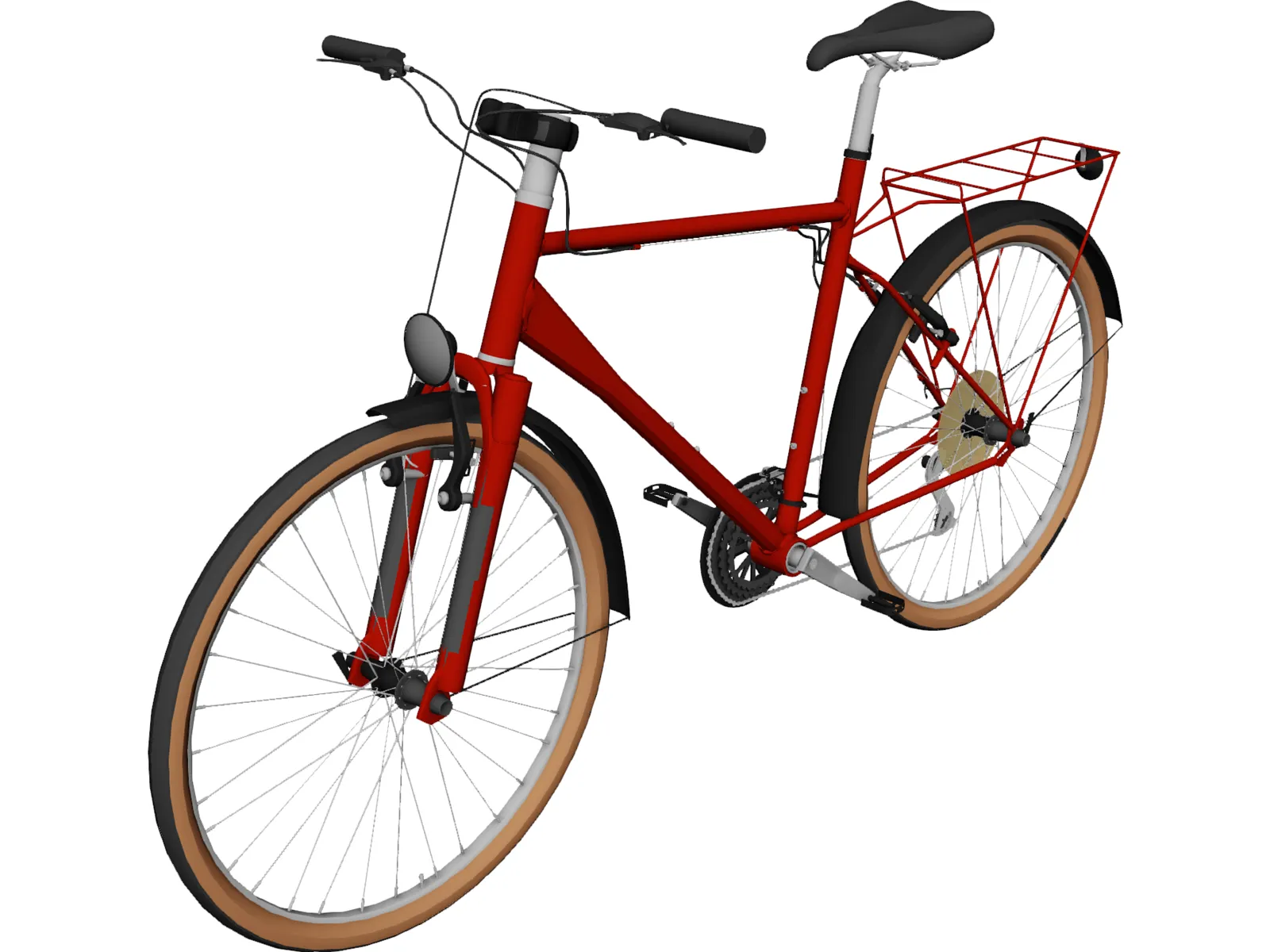 Bike Touring 3D Model