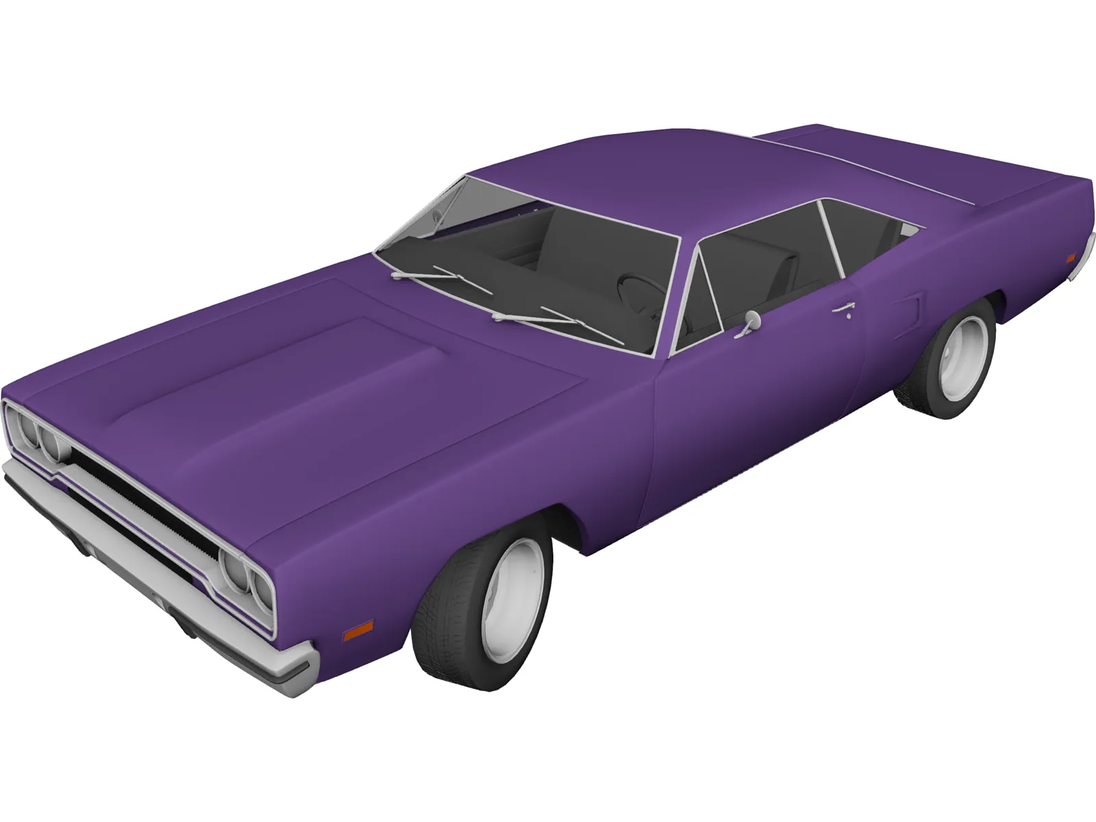 Plymouth Road Runner (1970) 3D Model