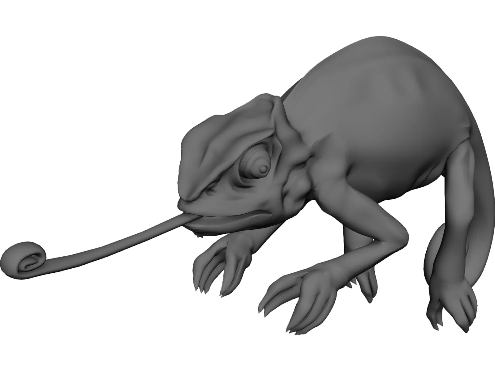 Chameleon 3D Model