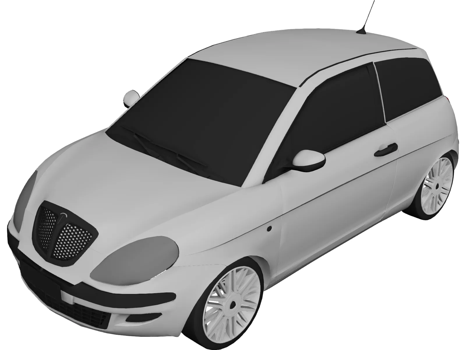 Lancia Ypsilon (2003) 3D Model