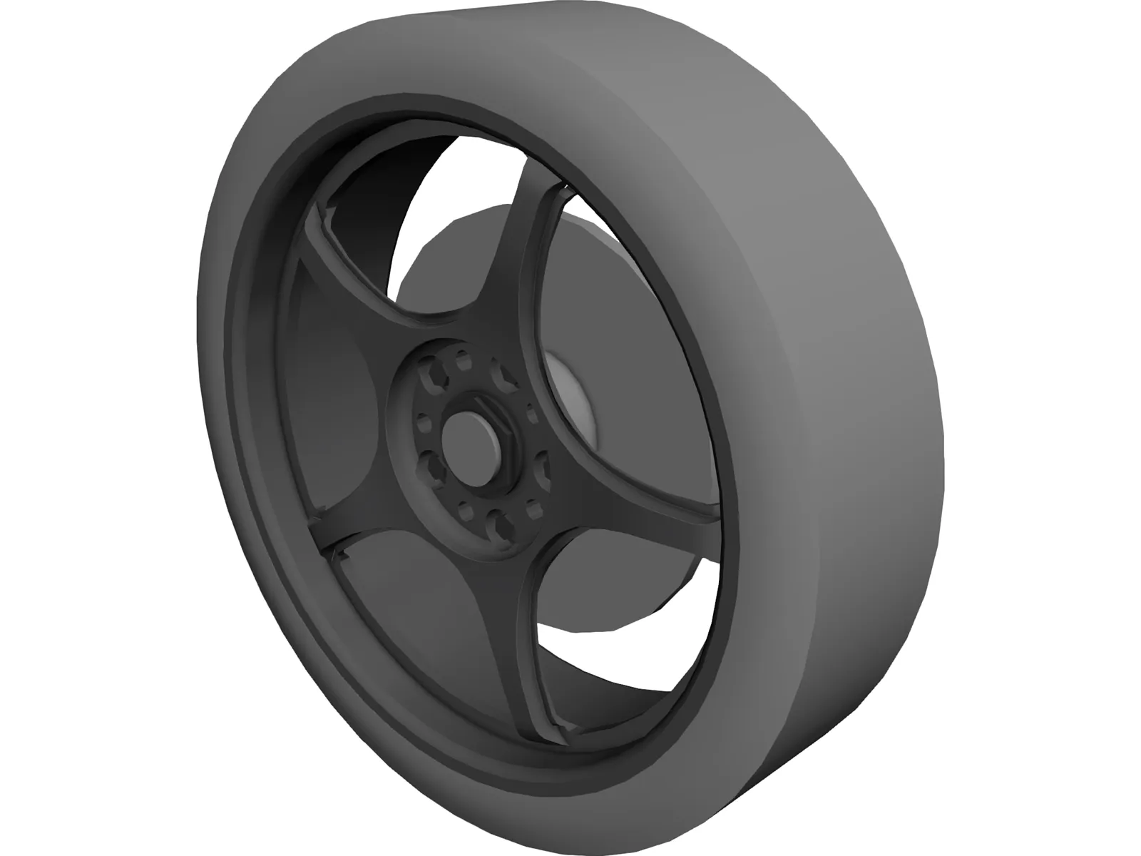 Wheel 3D Model - 3DCADBrowser