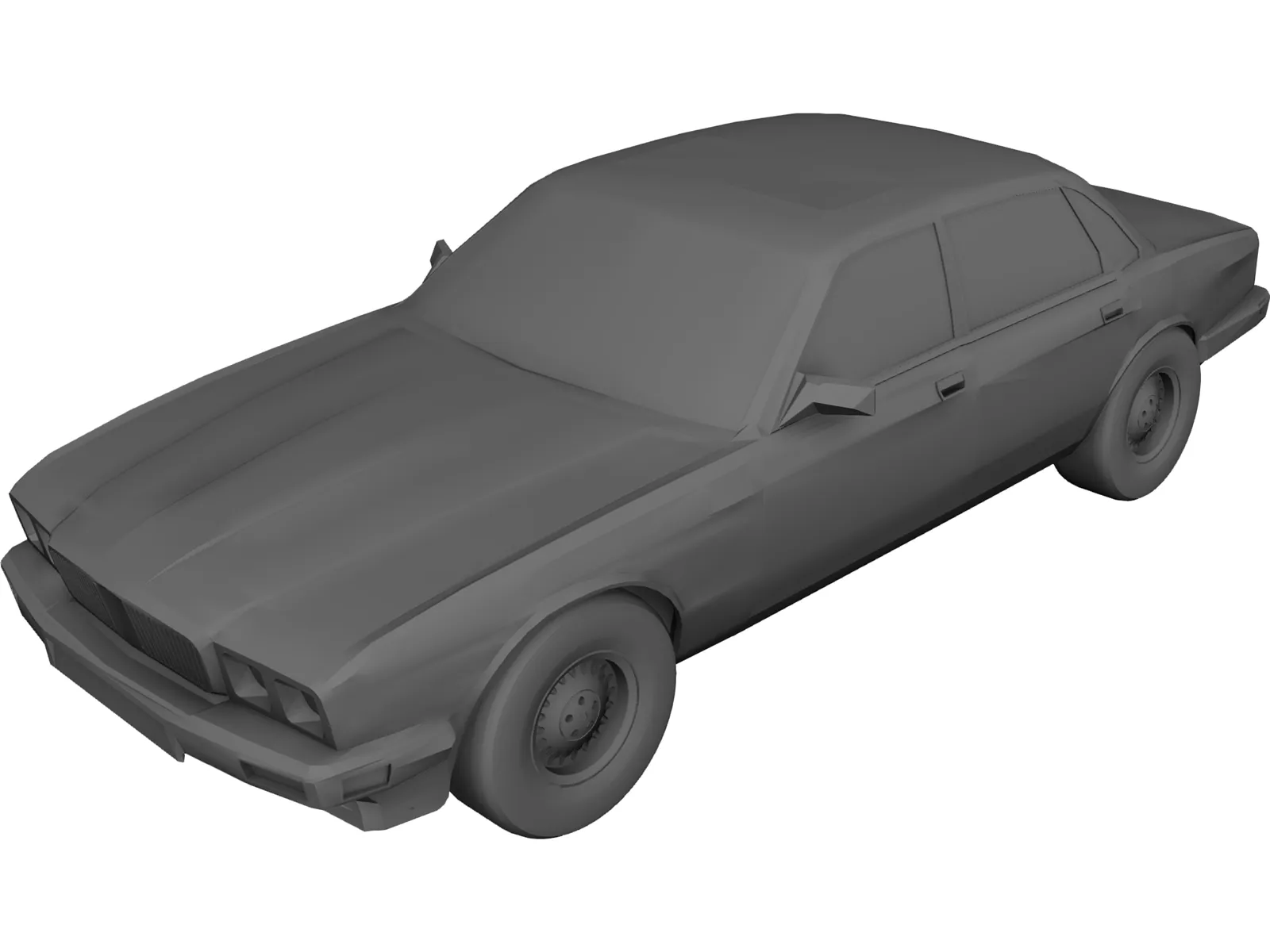 Jaguar XJ6 (1989) 3D Model