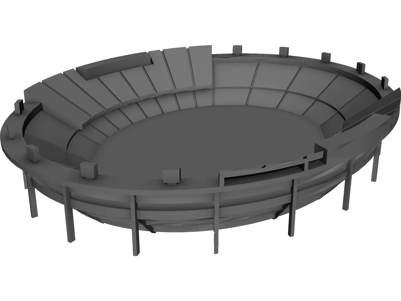 Modern Stadium 3D Model