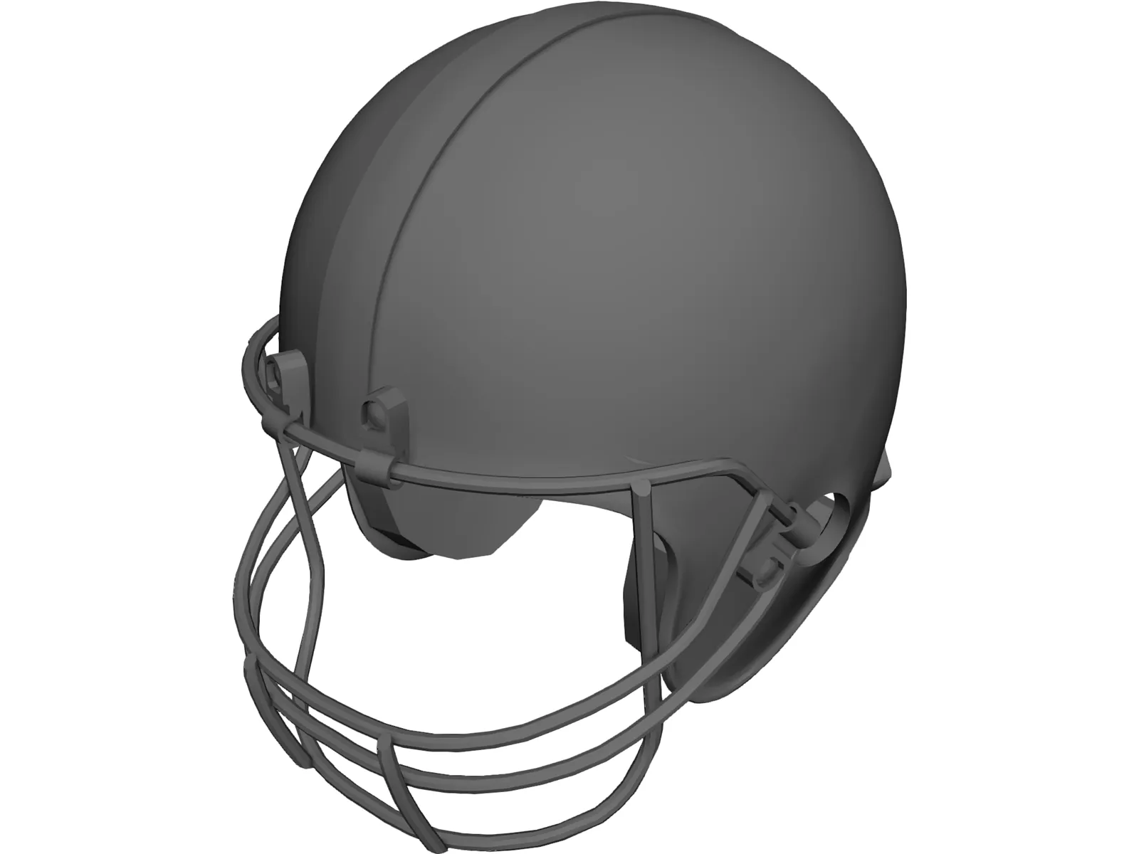 Football Helmet 3D Model