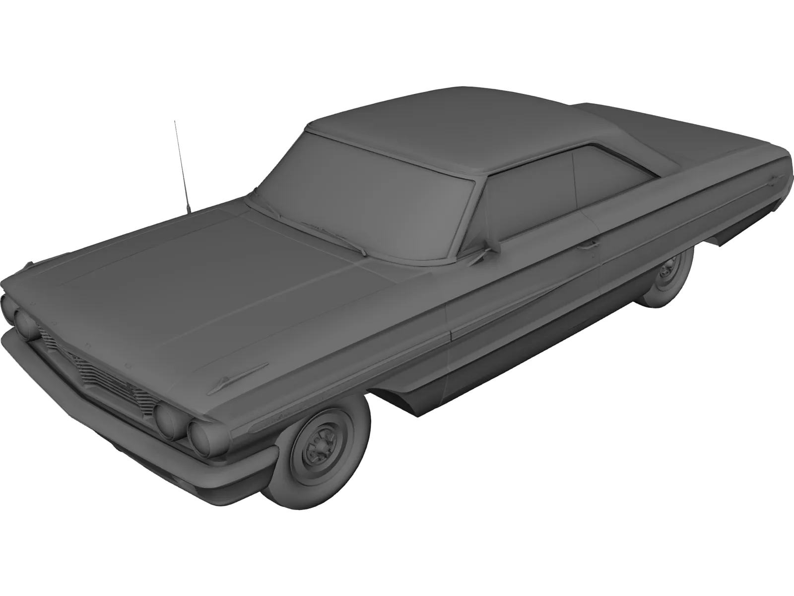 Ford Galaxy (1966) 3D Model