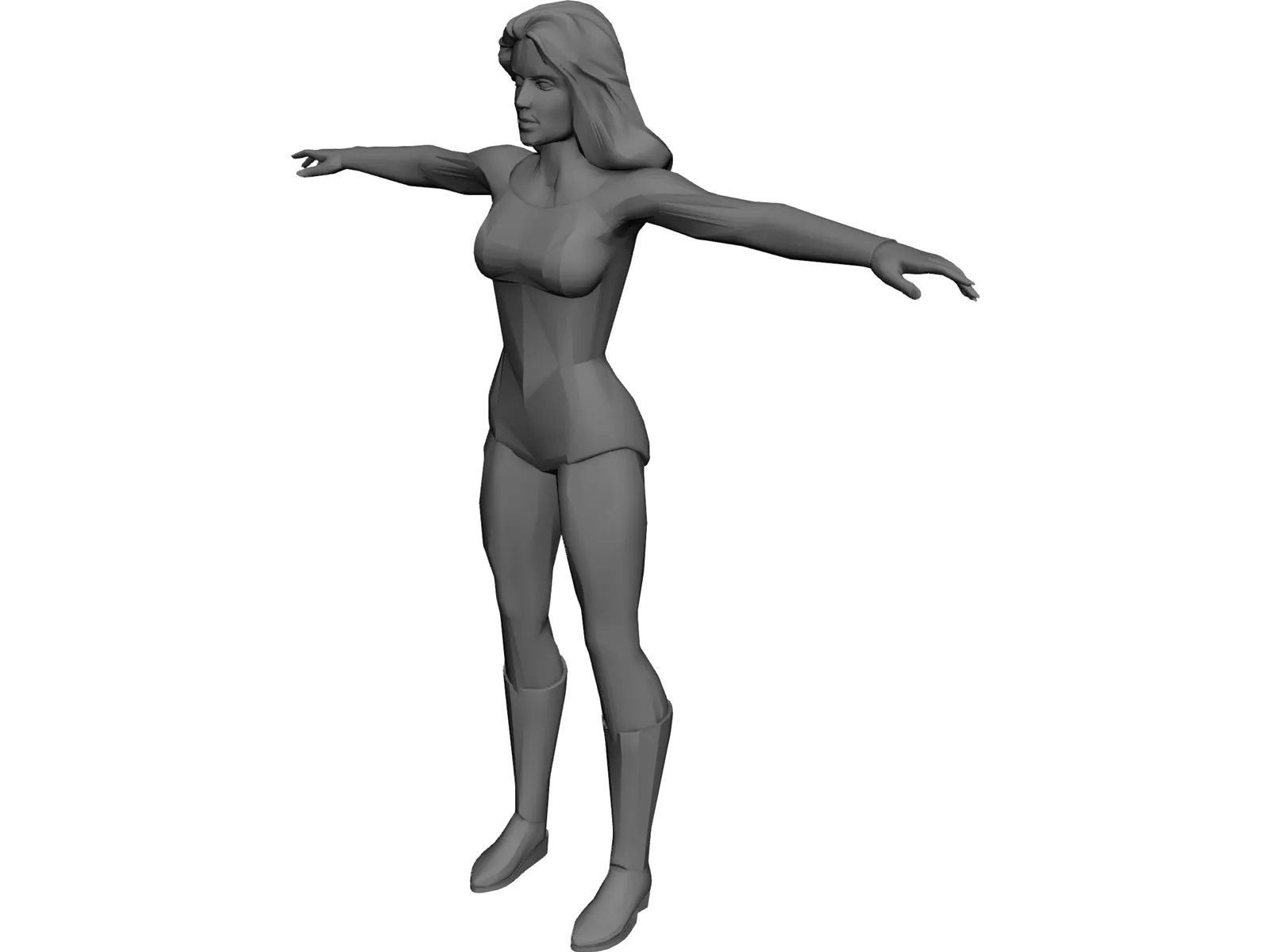 Heroine 3D Model