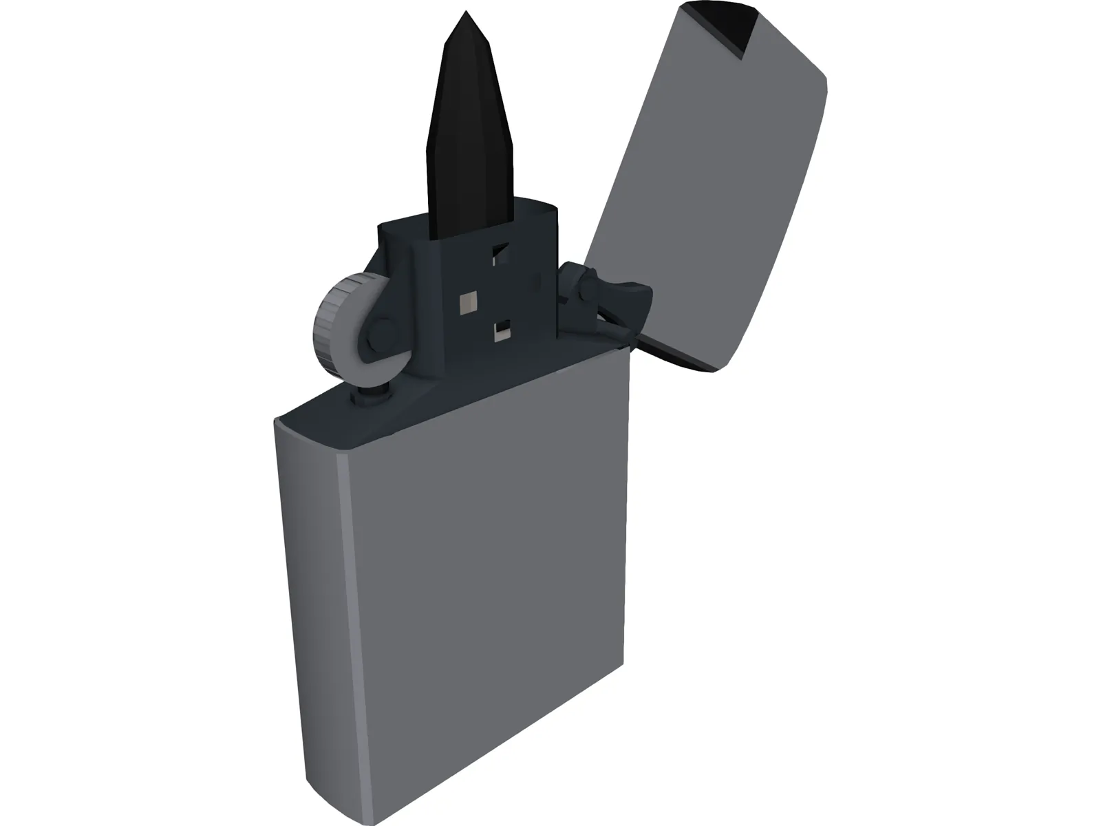 Zippo Lighter 3D Model