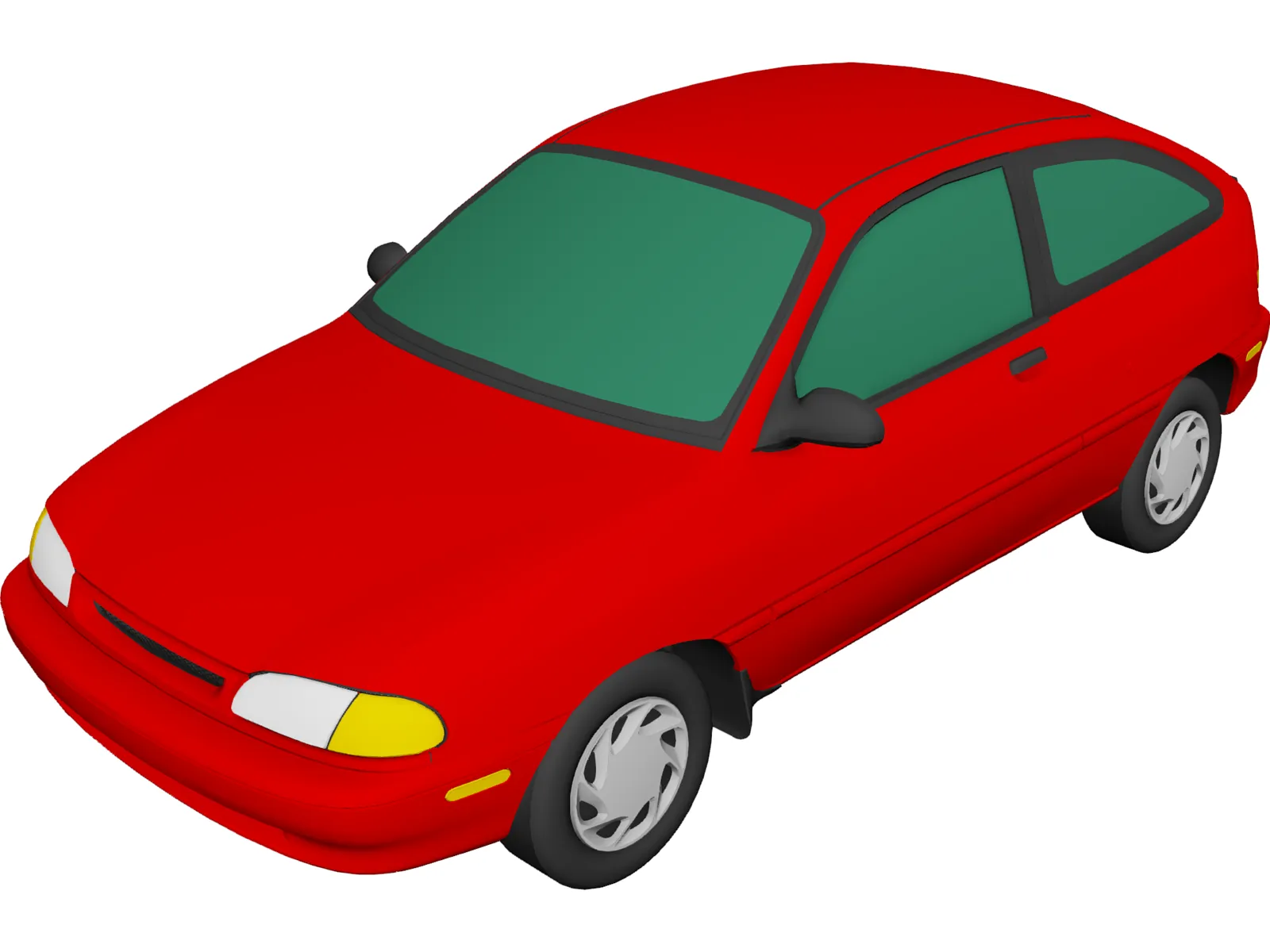 Ford Aspire (1995) 3D Model