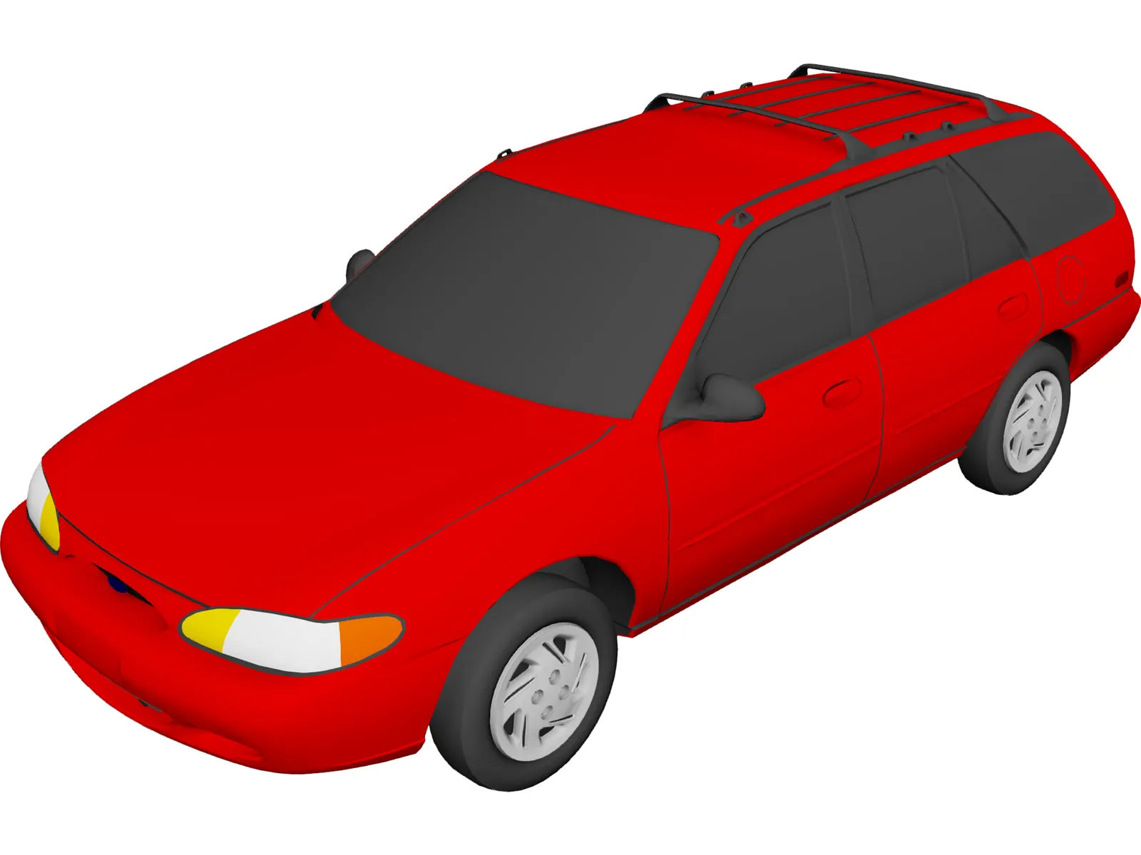 Ford Escort Wagon (1995) 3D Model