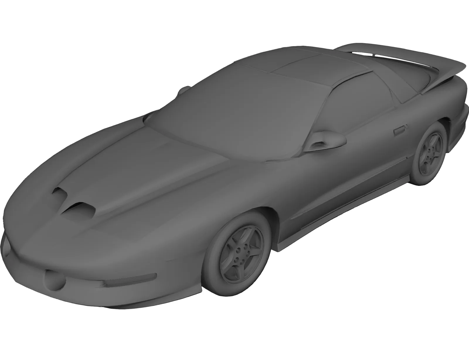 Pontiac Firebird (1996) 3D Model