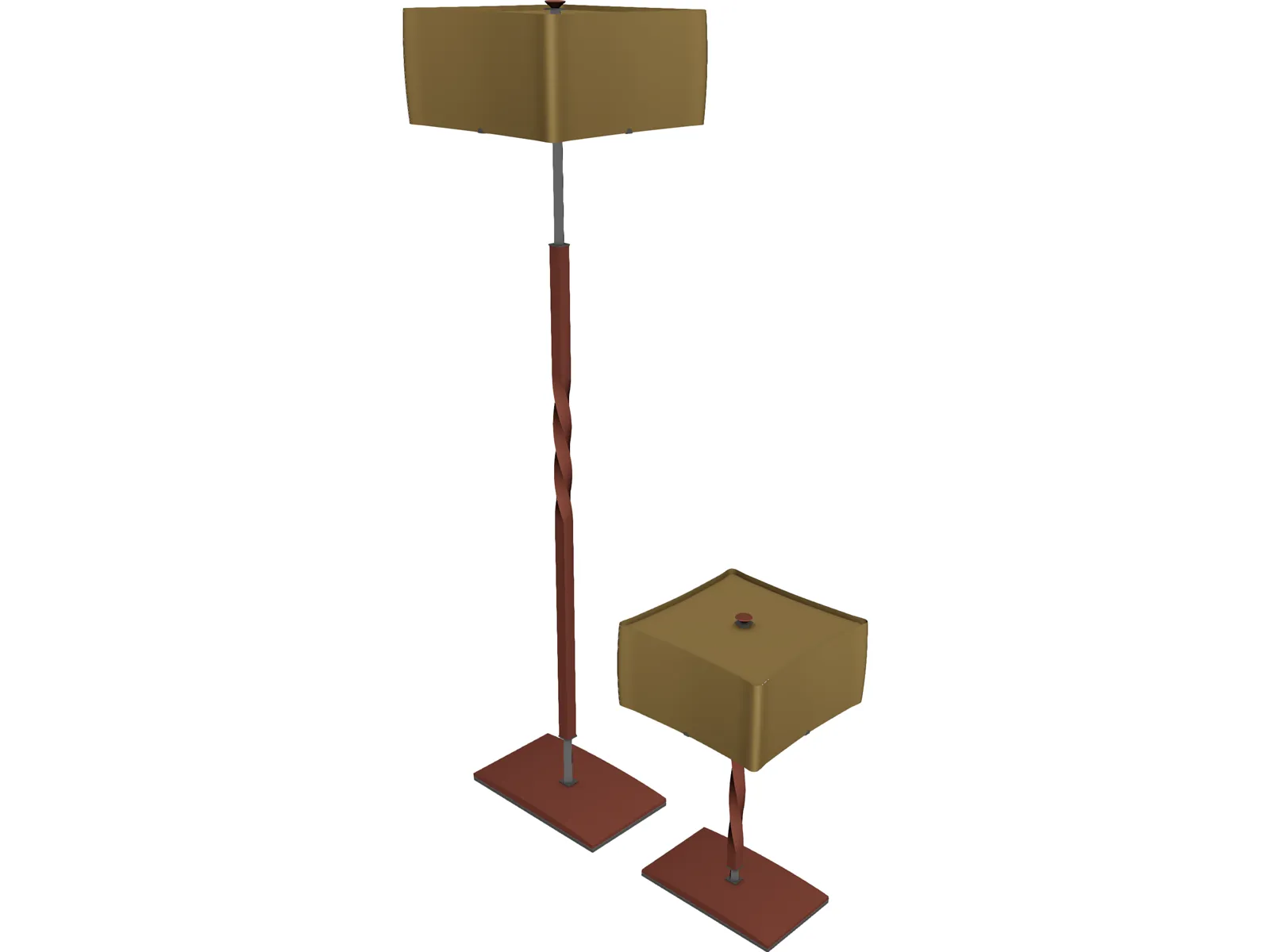 Standing Lamps 3D Model