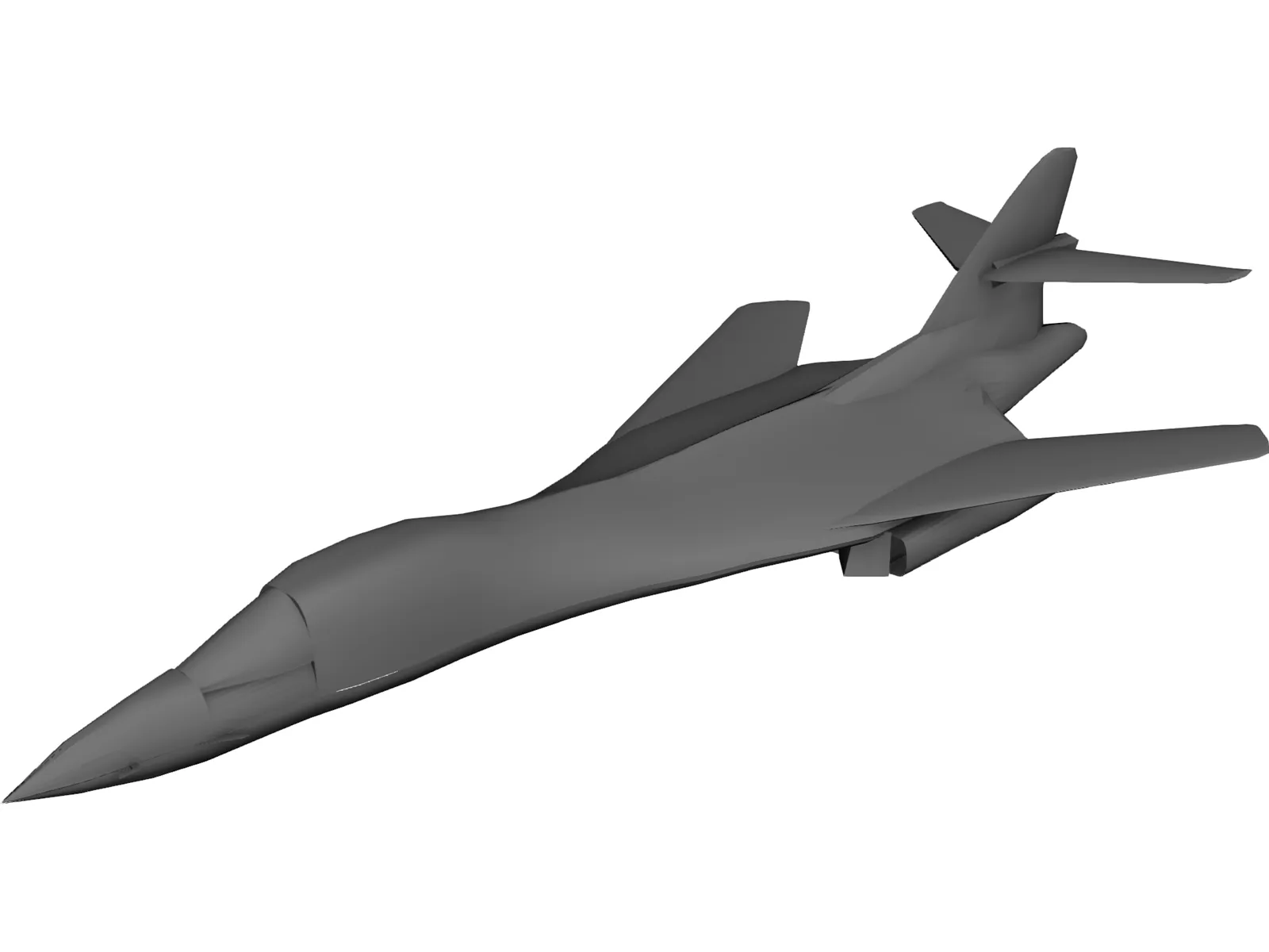 Rockwell B-1 Bomber 3D Model