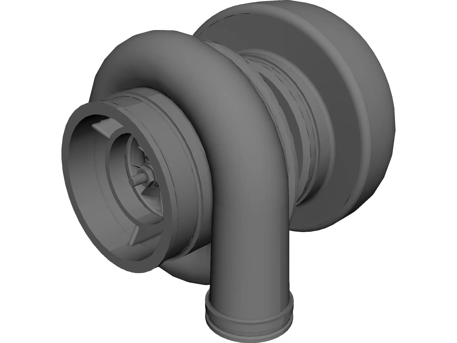 Turbocharger 3D Model