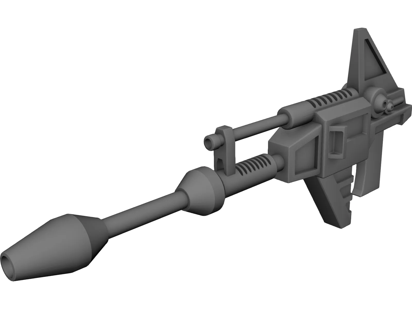 Sci-Fi Gun 3D Model