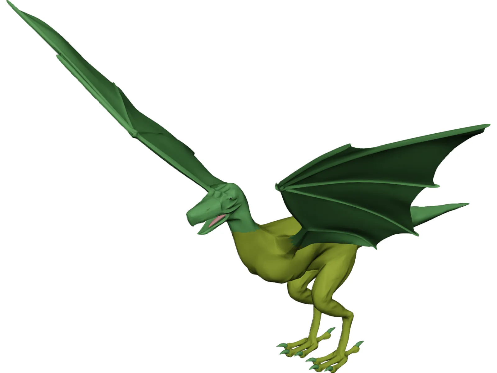 Griffin-Dragon Cross Creature 3D Model