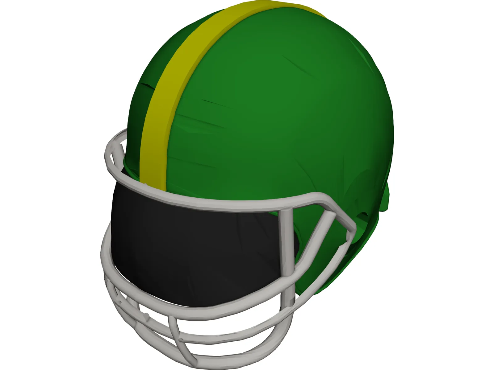 Football Helmet 3D Model